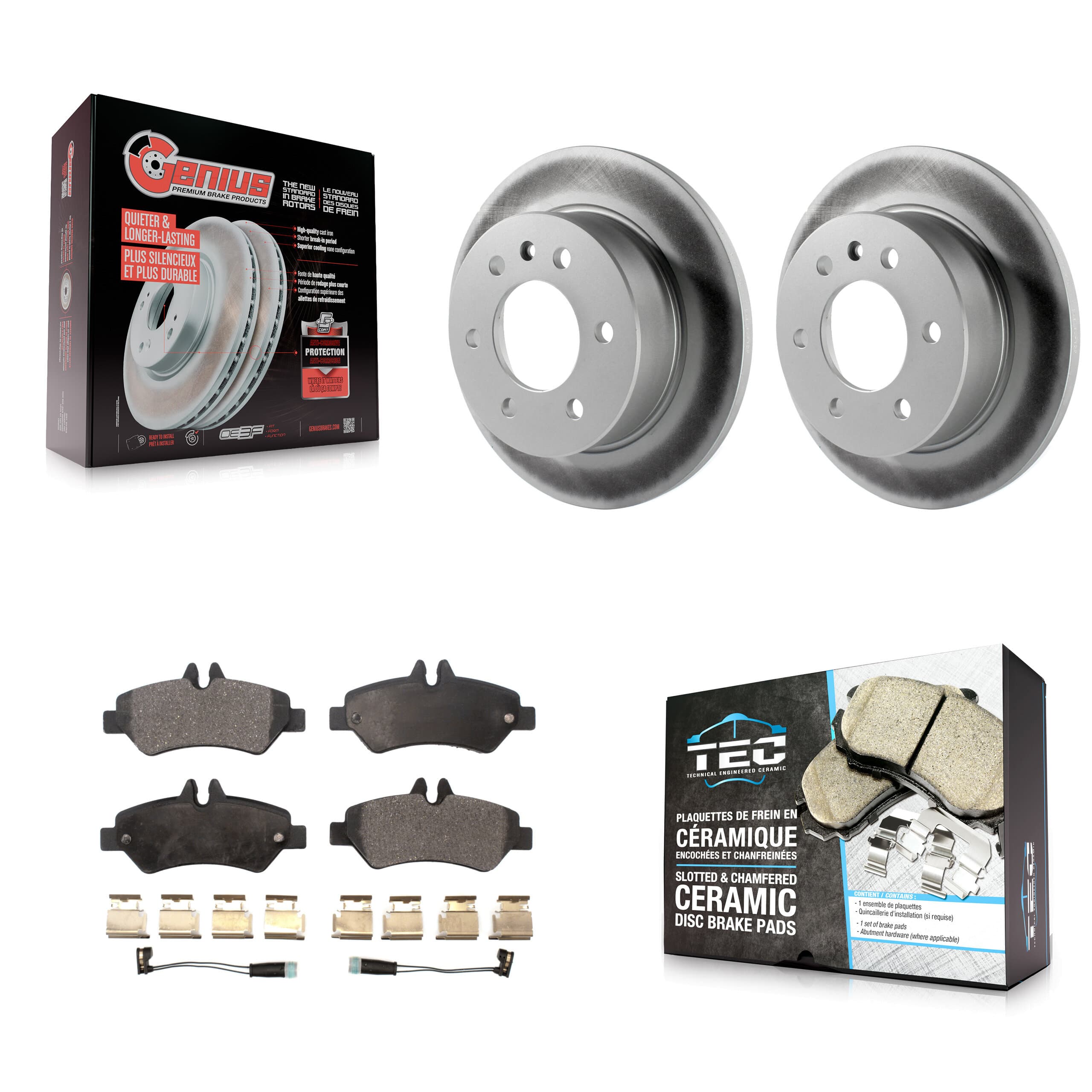 Transit Auto - KGT-101412 - Rear Disc Brake Kits image 1