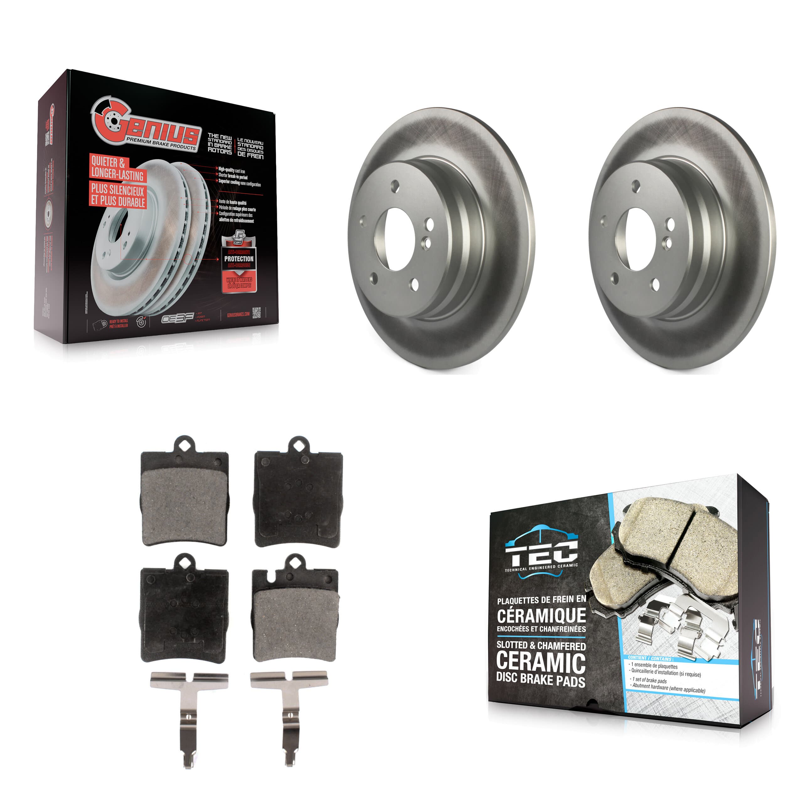 Transit Auto - KGT-101448 - Rear Disc Brake Kits image 1