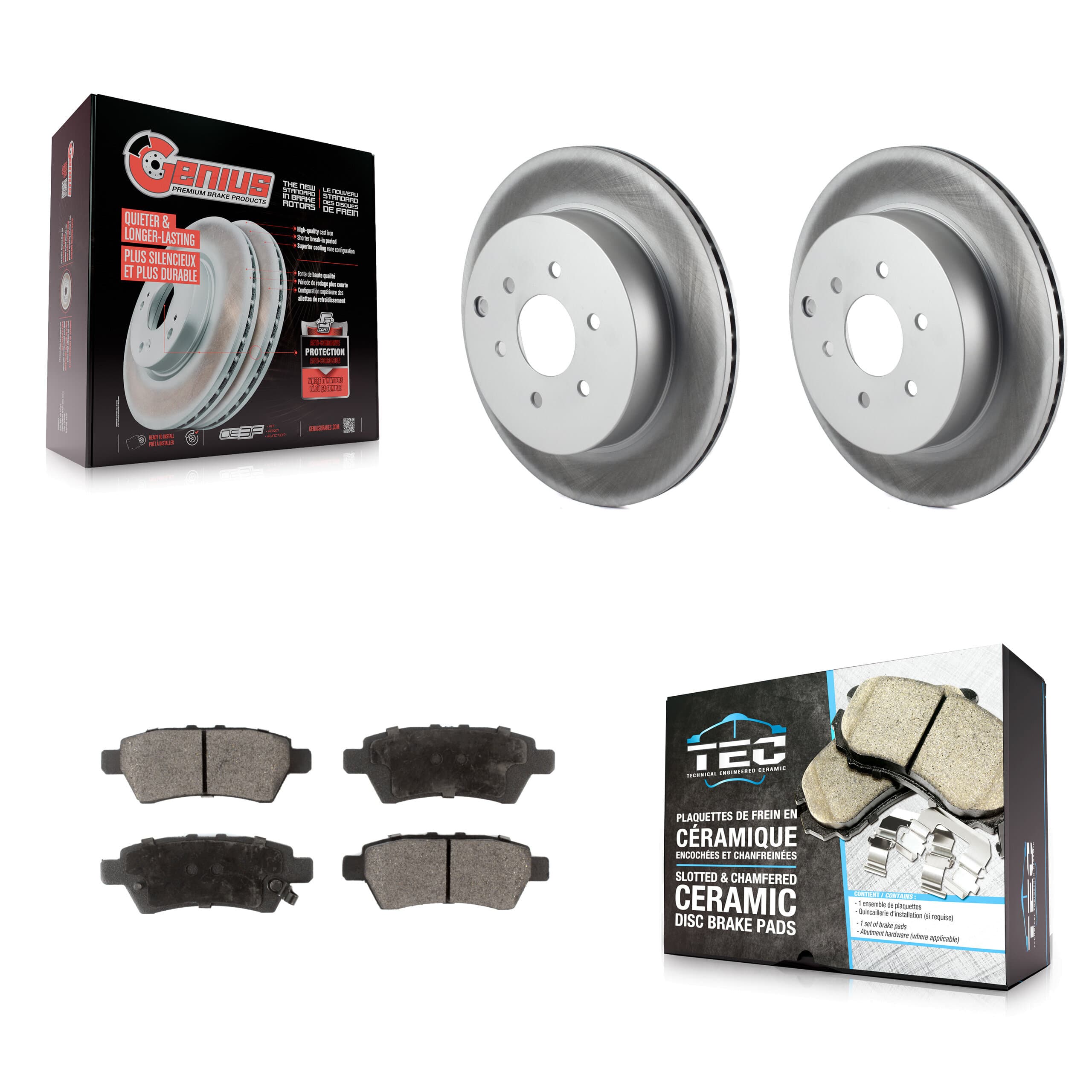 Transit Auto - KGT-101535 - Rear Disc Brake Kits image 1