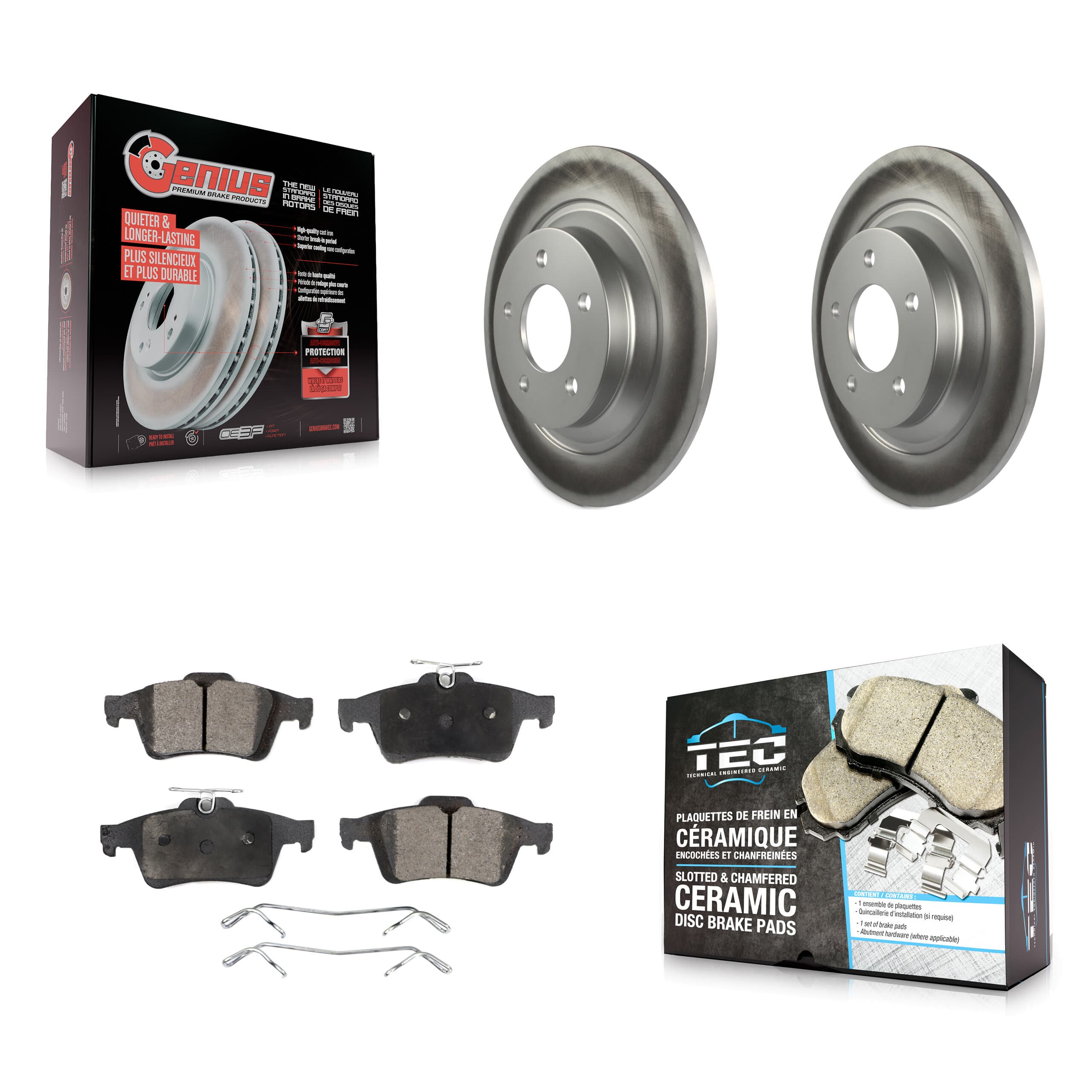 Transit Auto - KGT-101540 - Rear Disc Brake Kits image 1