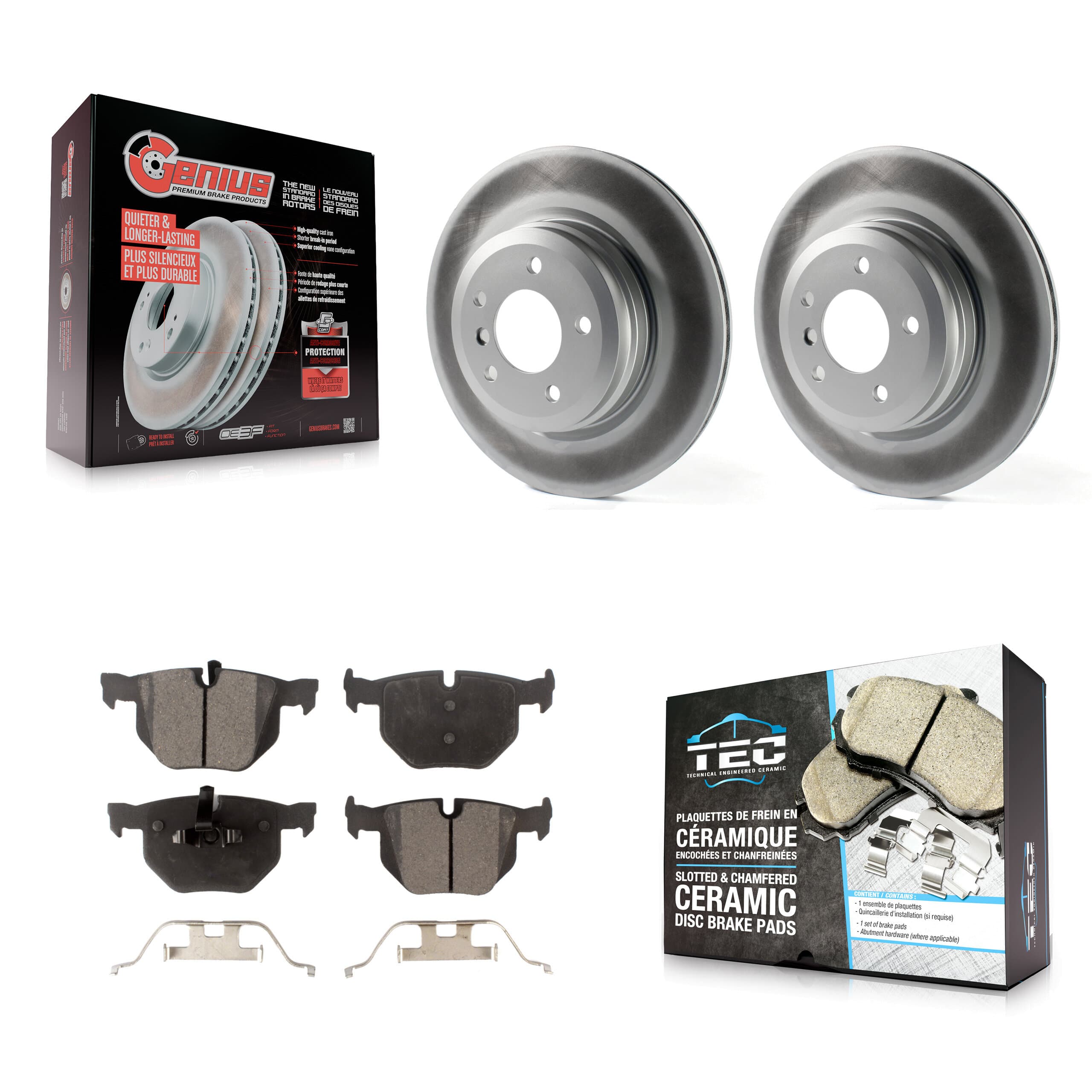 Transit Auto - KGT-101545 - Rear Disc Brake Kits image 1