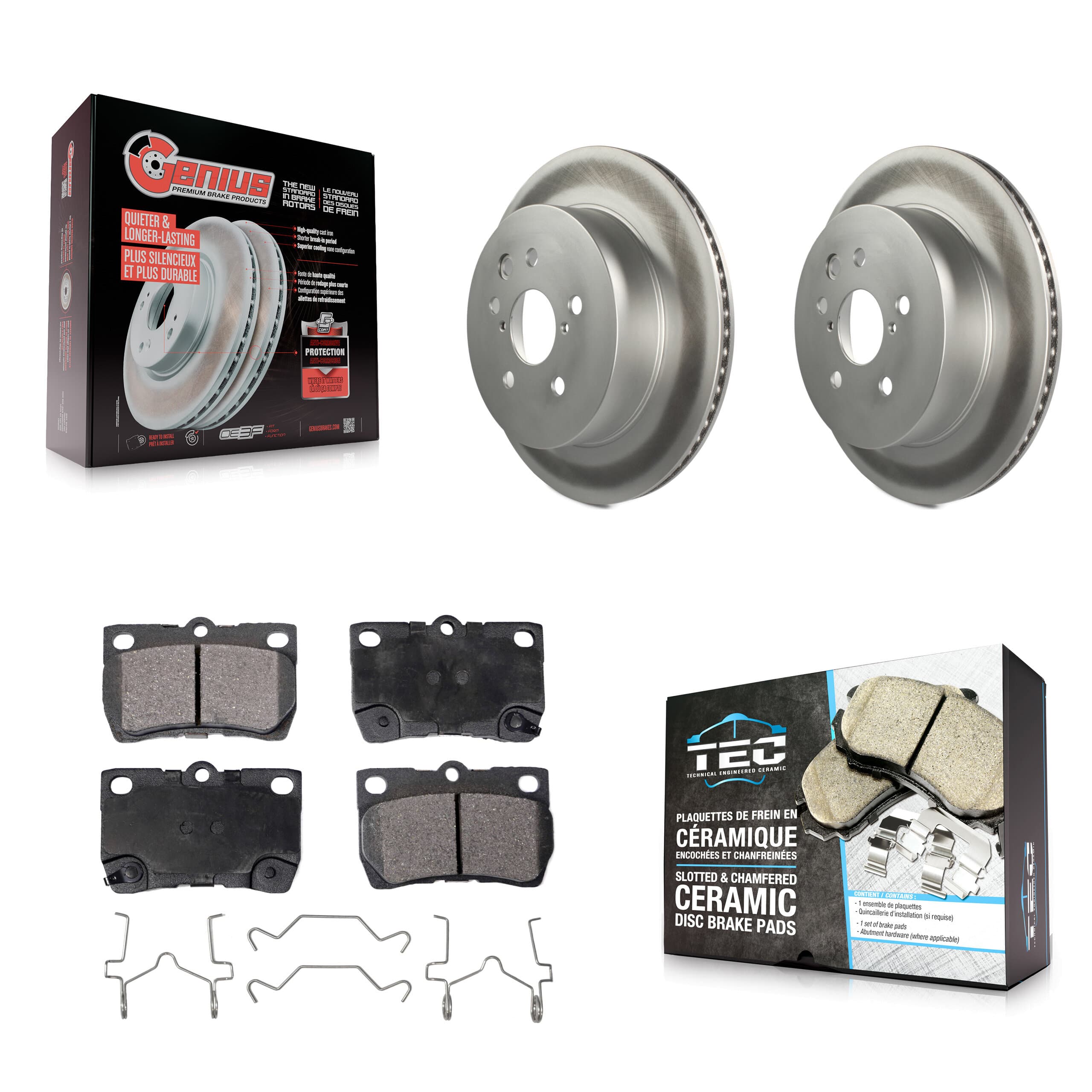 Transit Auto - KGT-101546 - Rear Disc Brake Kits image 1