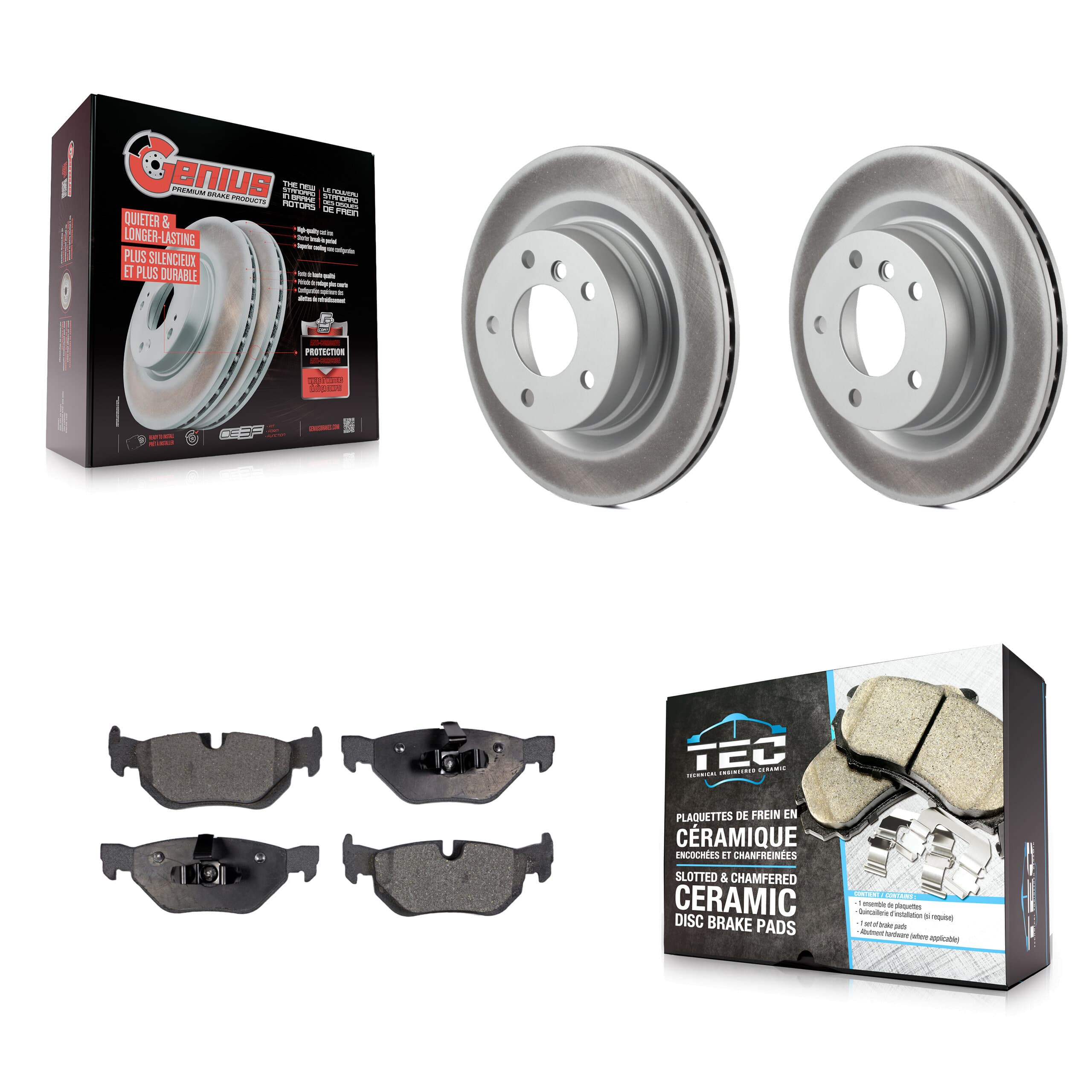 Transit Auto - KGT-101550 - Rear Disc Brake Kits image 1