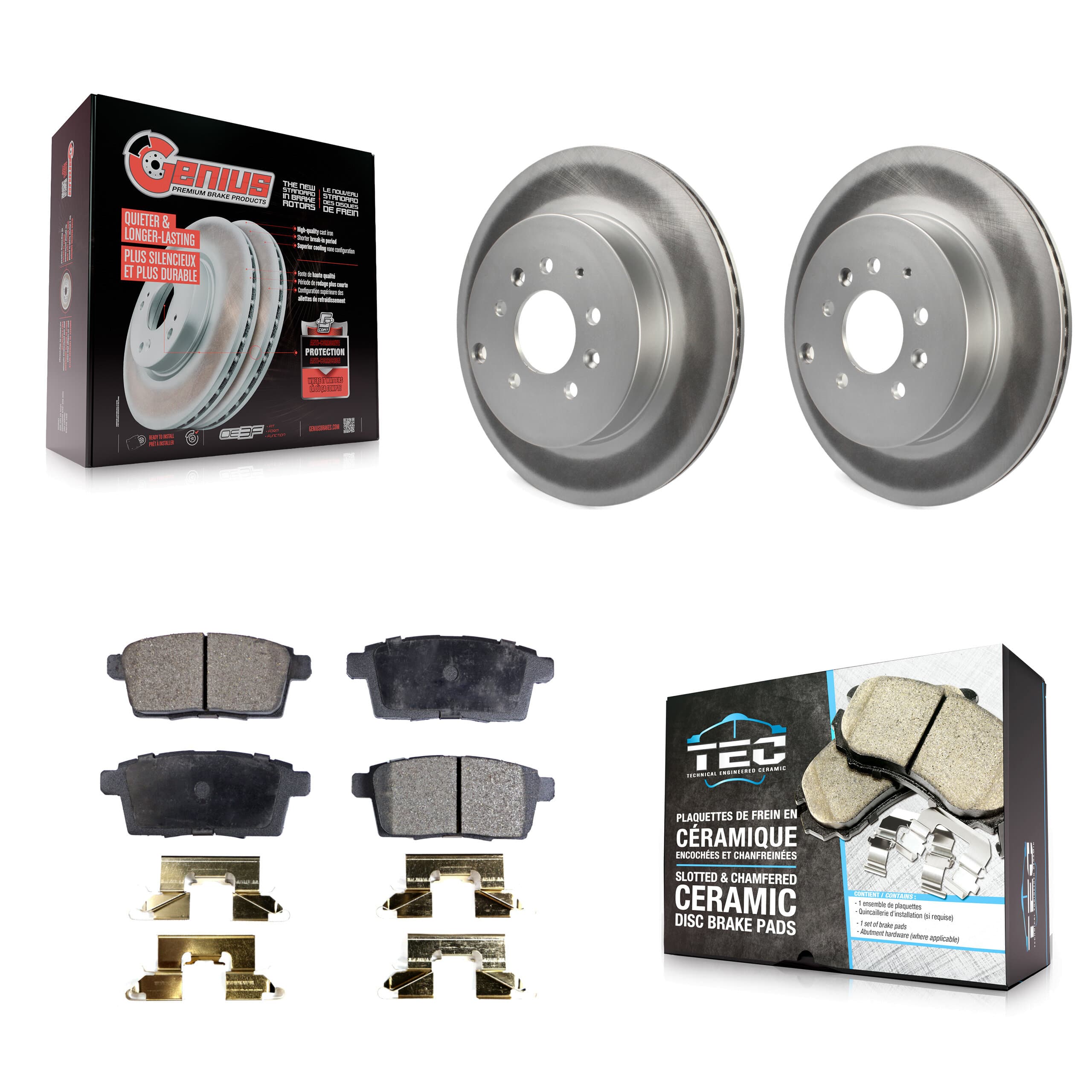 Transit Auto - KGT-101564 - Rear Disc Brake Kits image 1