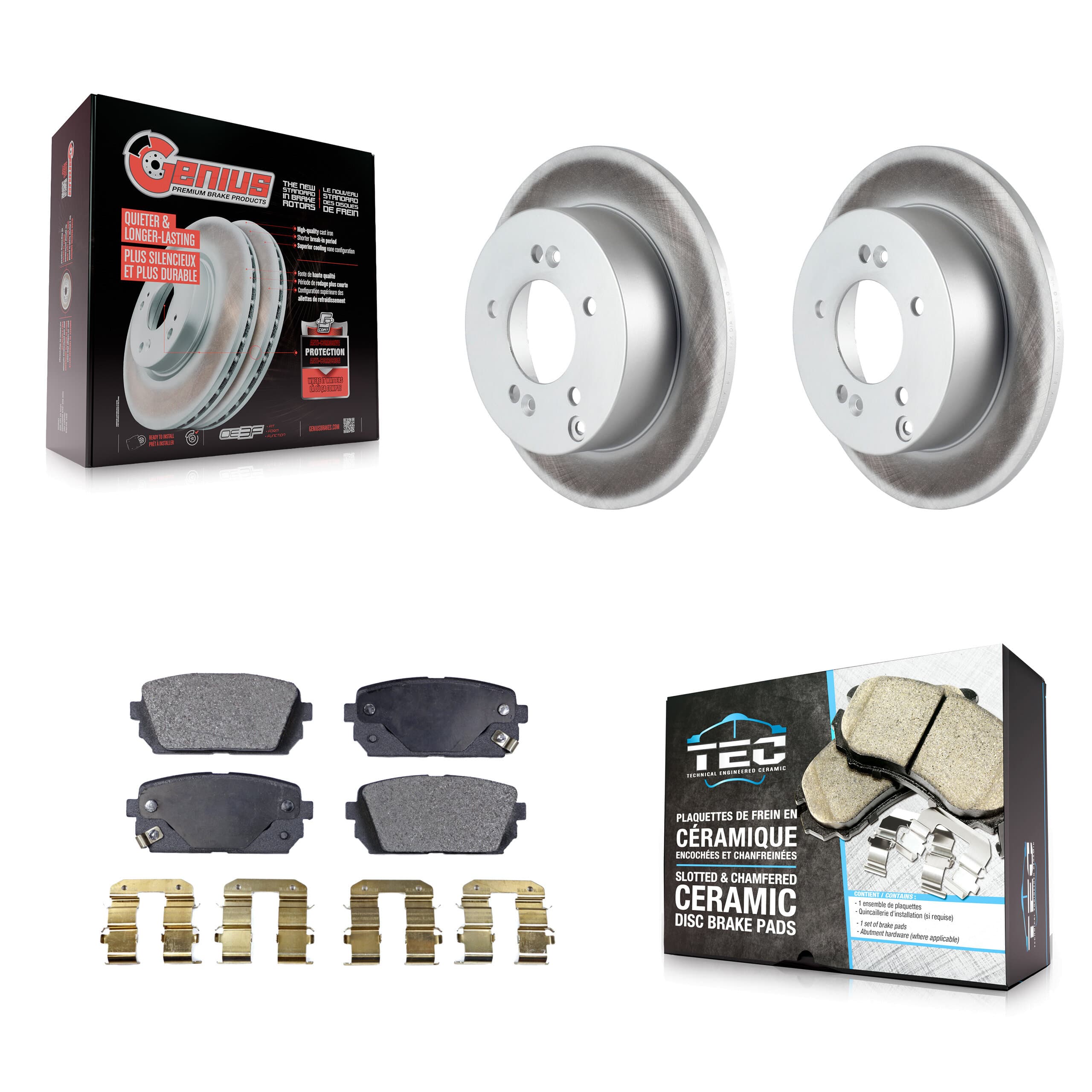 Transit Auto - KGT-101571 - Rear Disc Brake Kits image 1