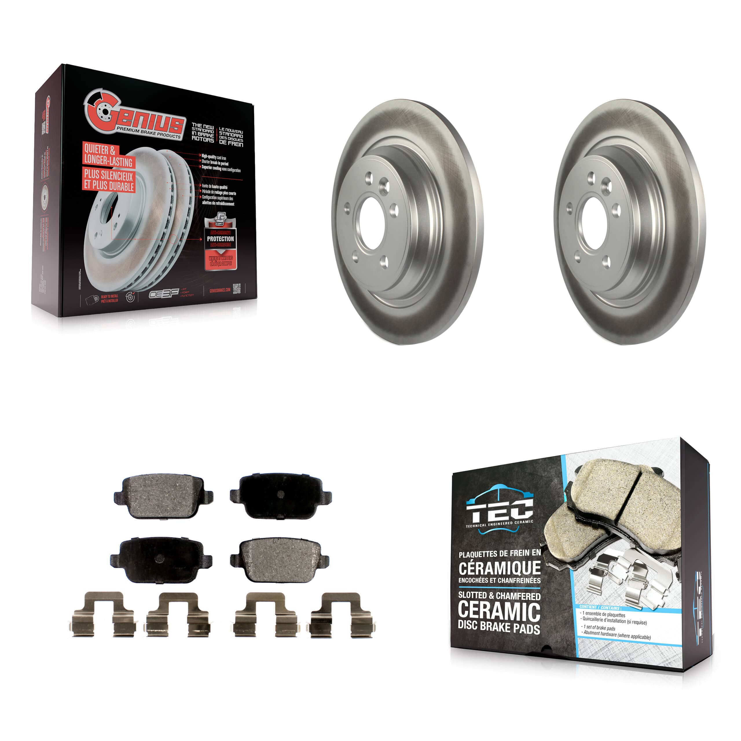 Transit Auto - KGT-101574 - Rear Disc Brake Kits image 1