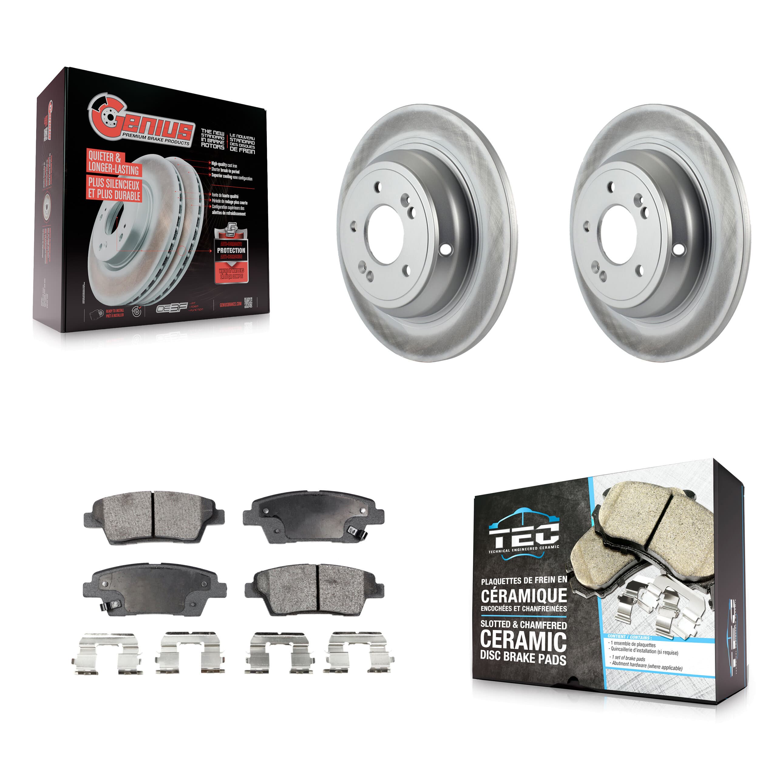 Transit Auto - KGT-101593 - Rear Disc Brake Kits image 1