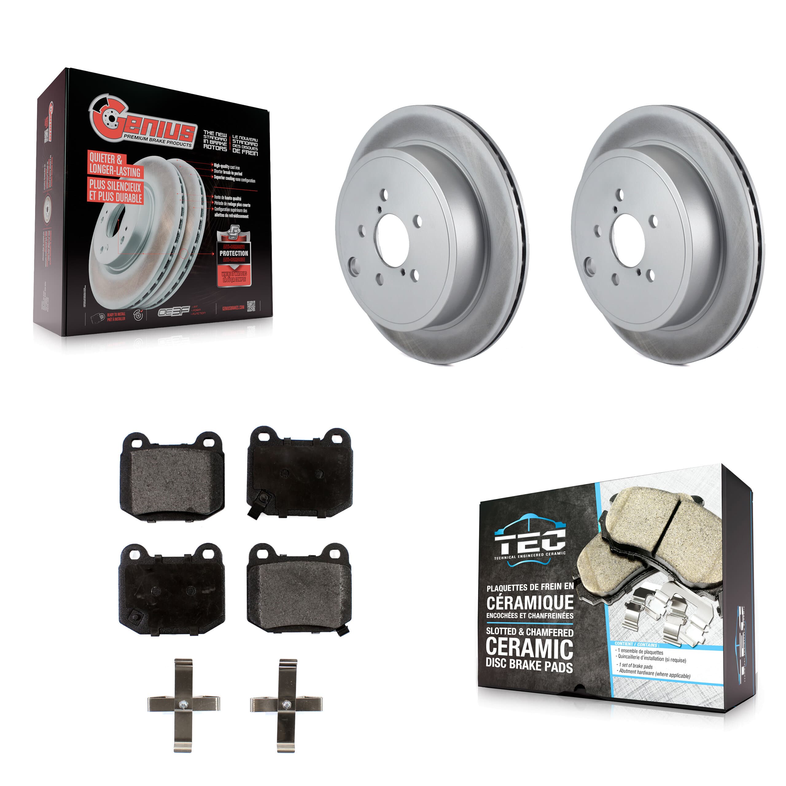 Transit Auto - KGT-101609 - Rear Disc Brake Kits image 1