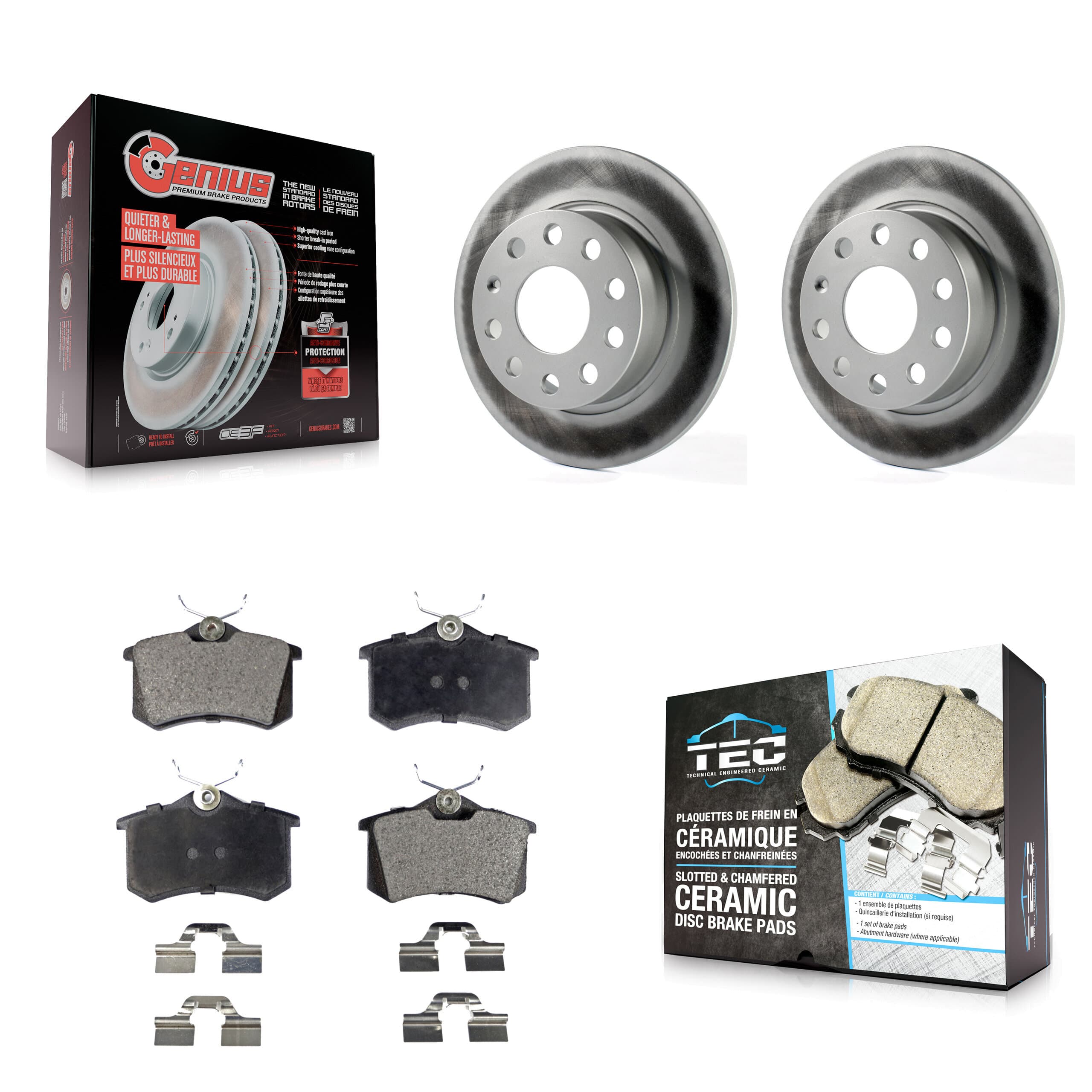 Transit Auto - KGT-101620 - Rear Disc Brake Kits image 1