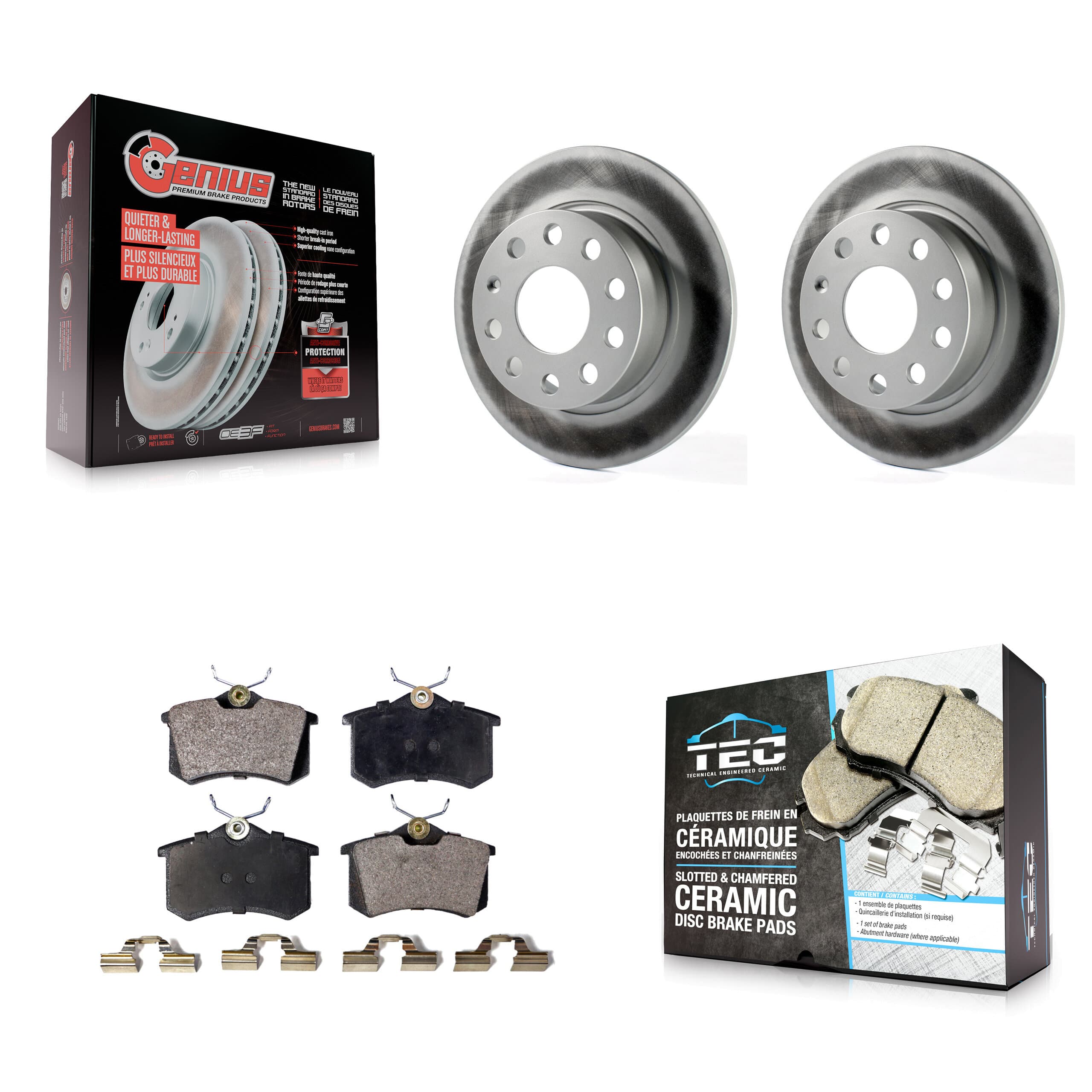 Transit Auto - KGT-101621 - Rear Disc Brake Kits image 1