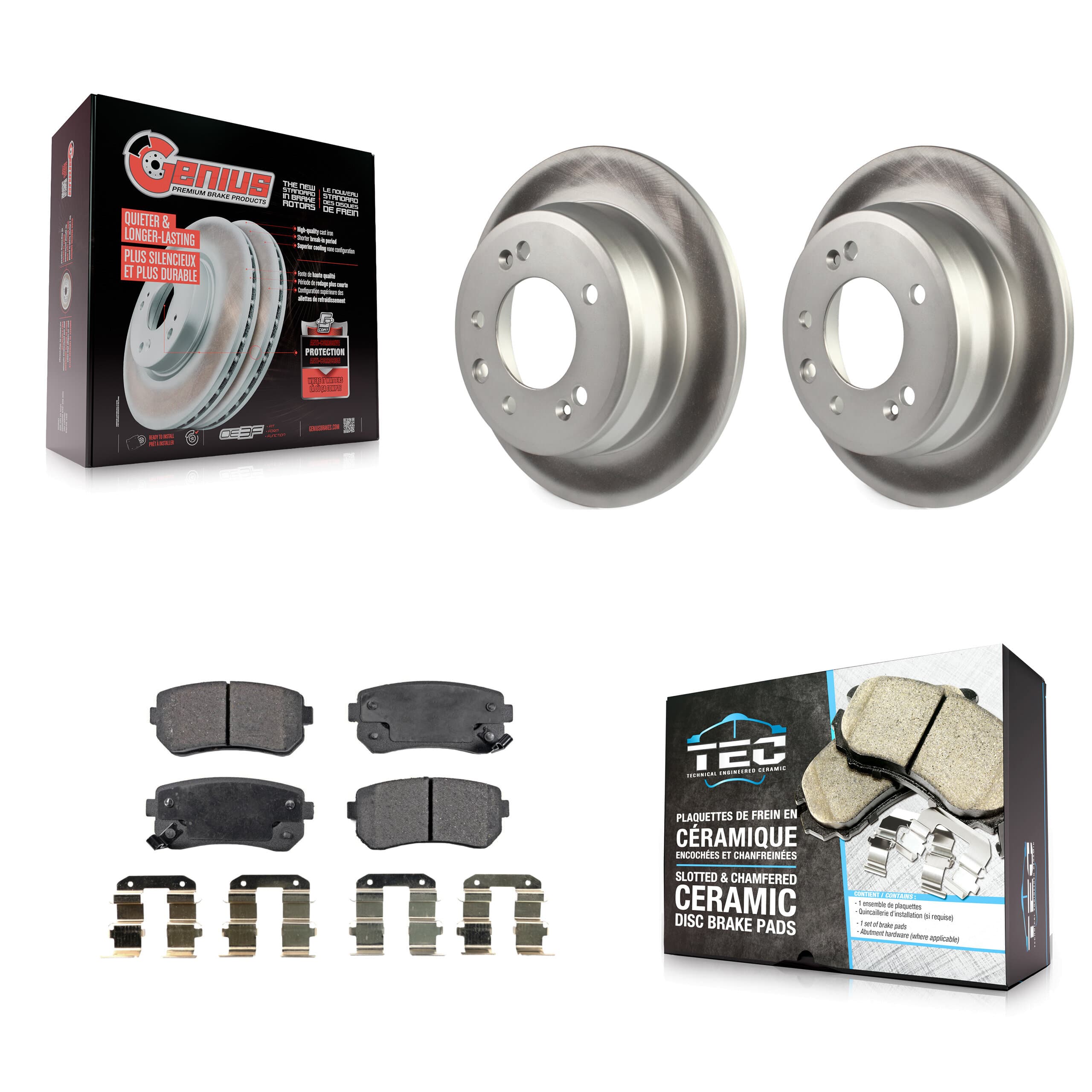 Transit Auto - KGT-101624 - Rear Disc Brake Kits image 1