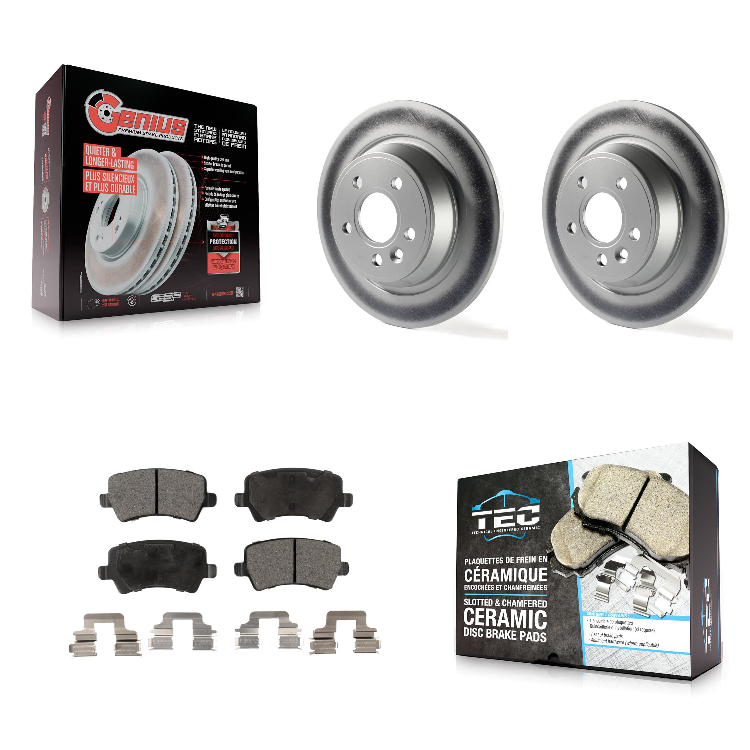 Transit Auto - KGT-101632 - Rear Disc Brake Kits image 1