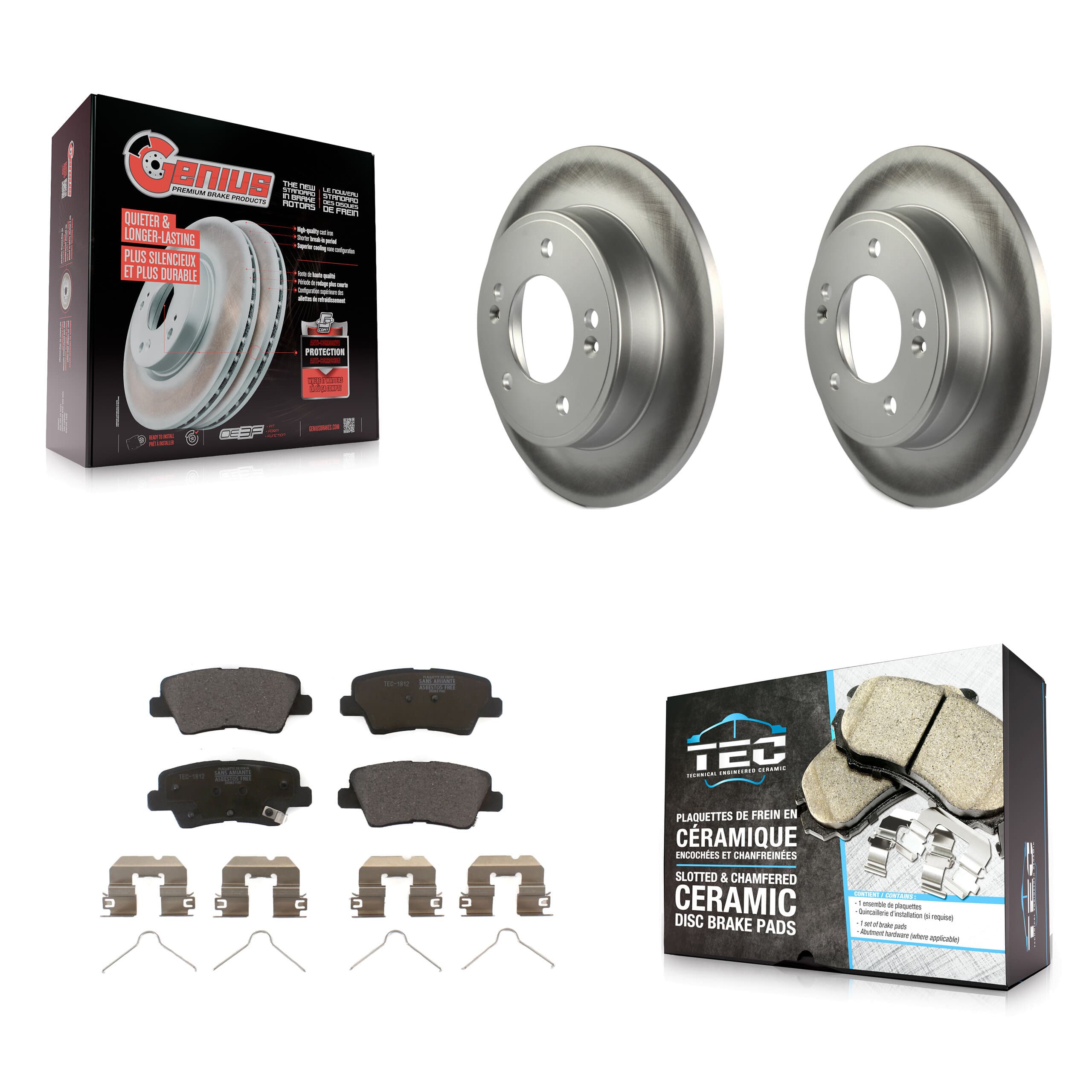 Transit Auto - KGT-101634 - Rear Disc Brake Kits image 1