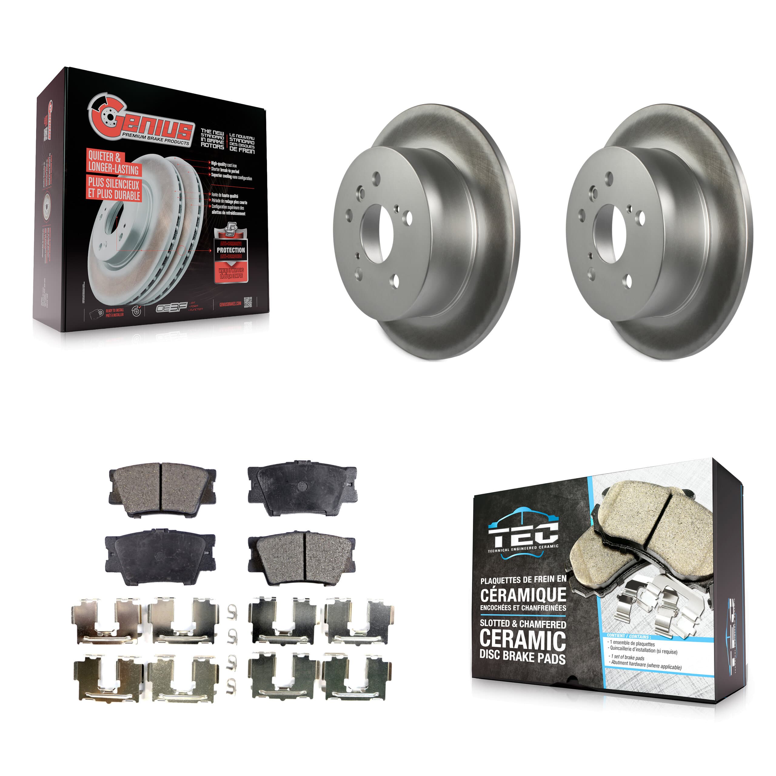 Transit Auto - KGT-101637 - Rear Disc Brake Kits image 1