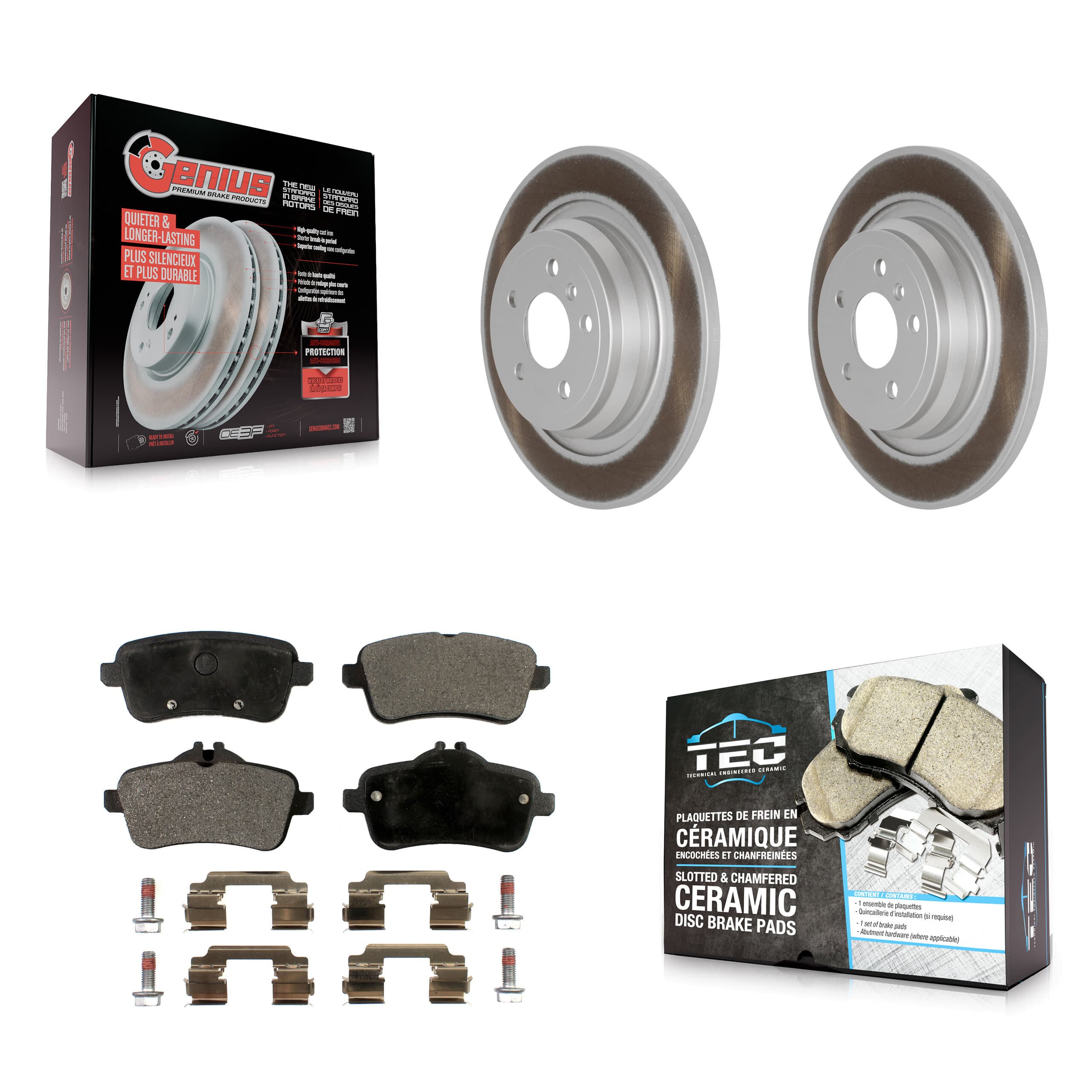 Transit Auto - KGT-101644 - Rear Disc Brake Kits image 1
