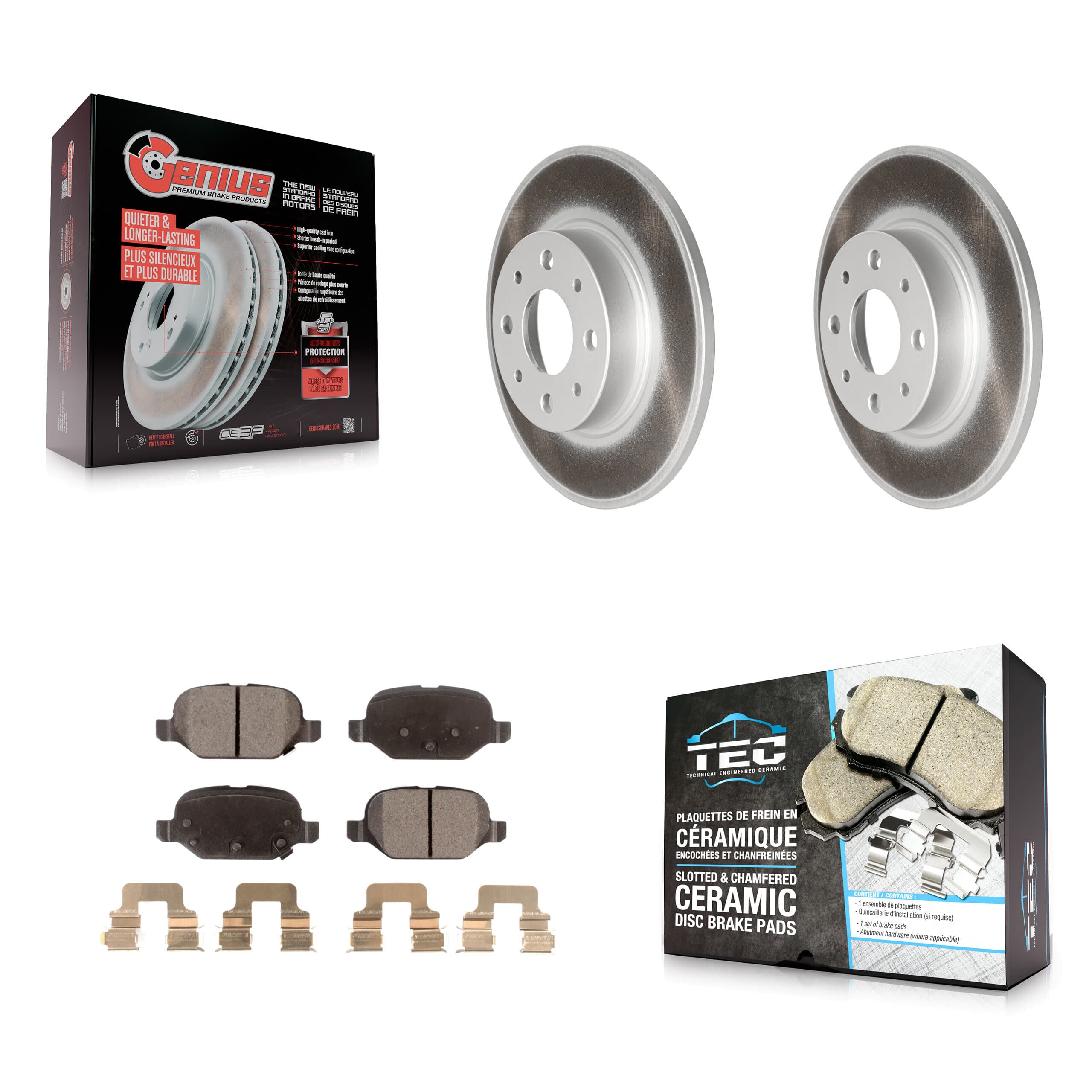 Transit Auto - KGT-101665 - Rear Disc Brake Kits image 1
