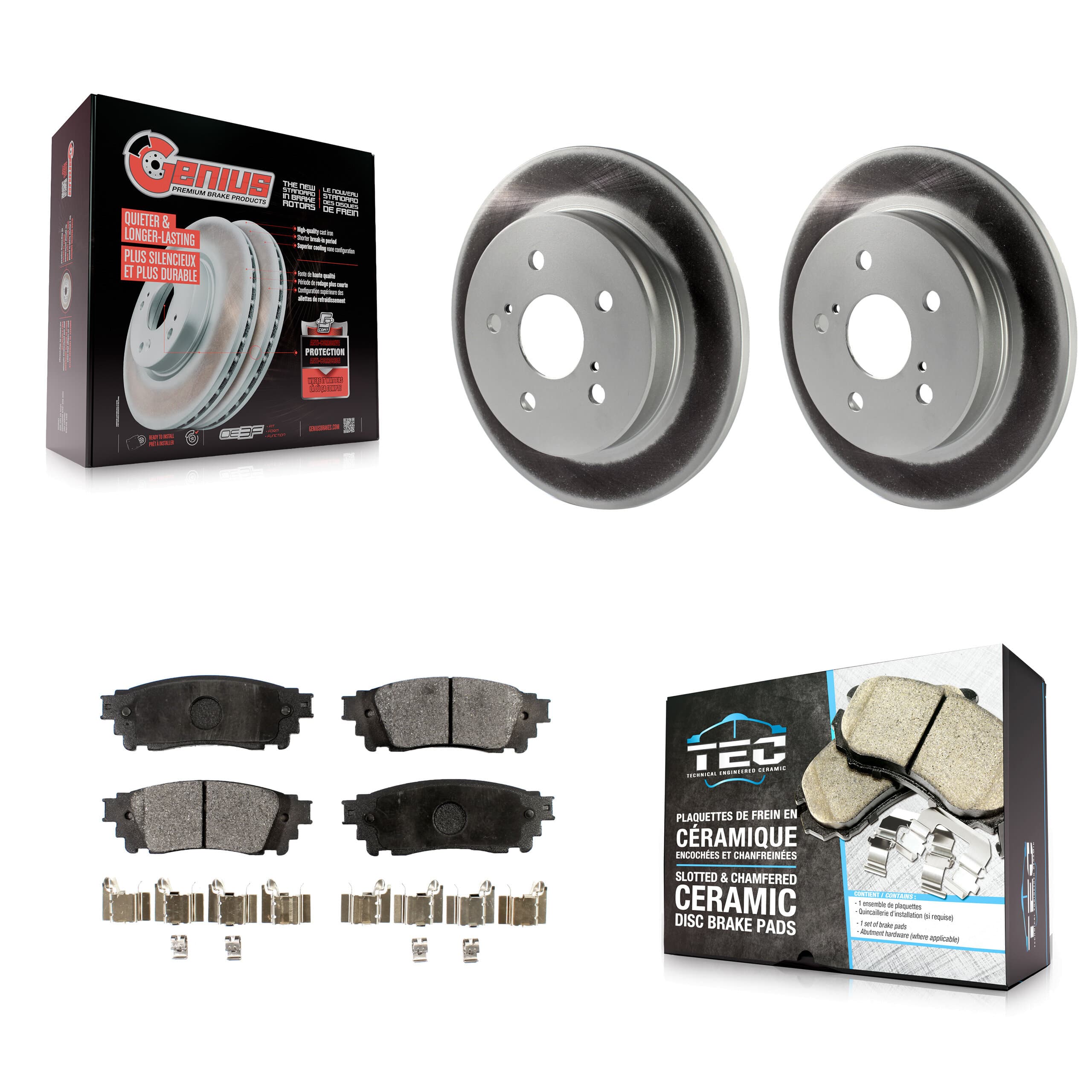 Transit Auto - KGT-101672 - Rear Disc Brake Kits image 1