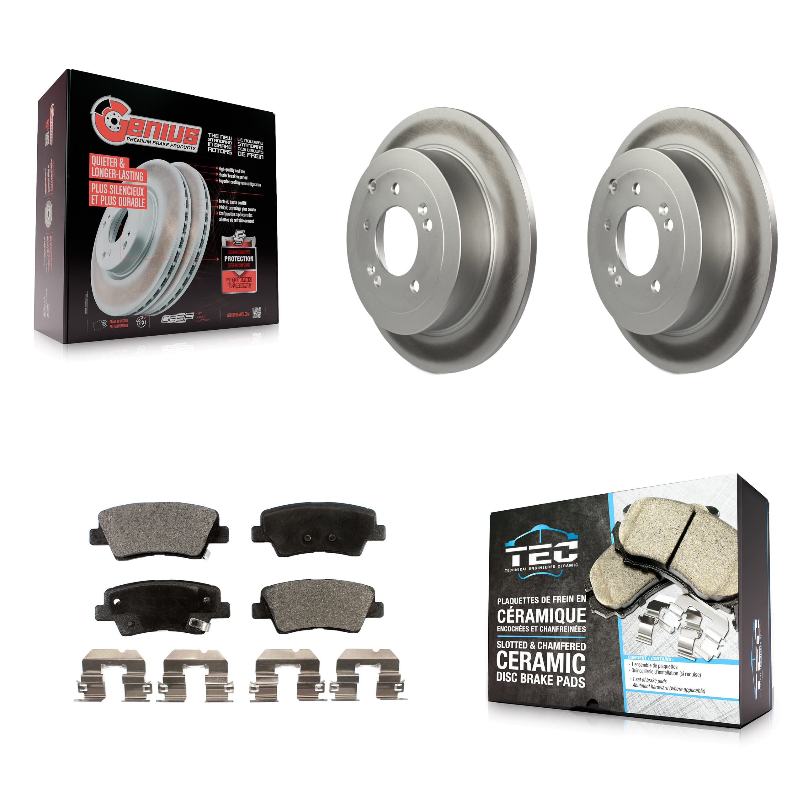 Transit Auto - KGT-101675 - Rear Disc Brake Kits image 1