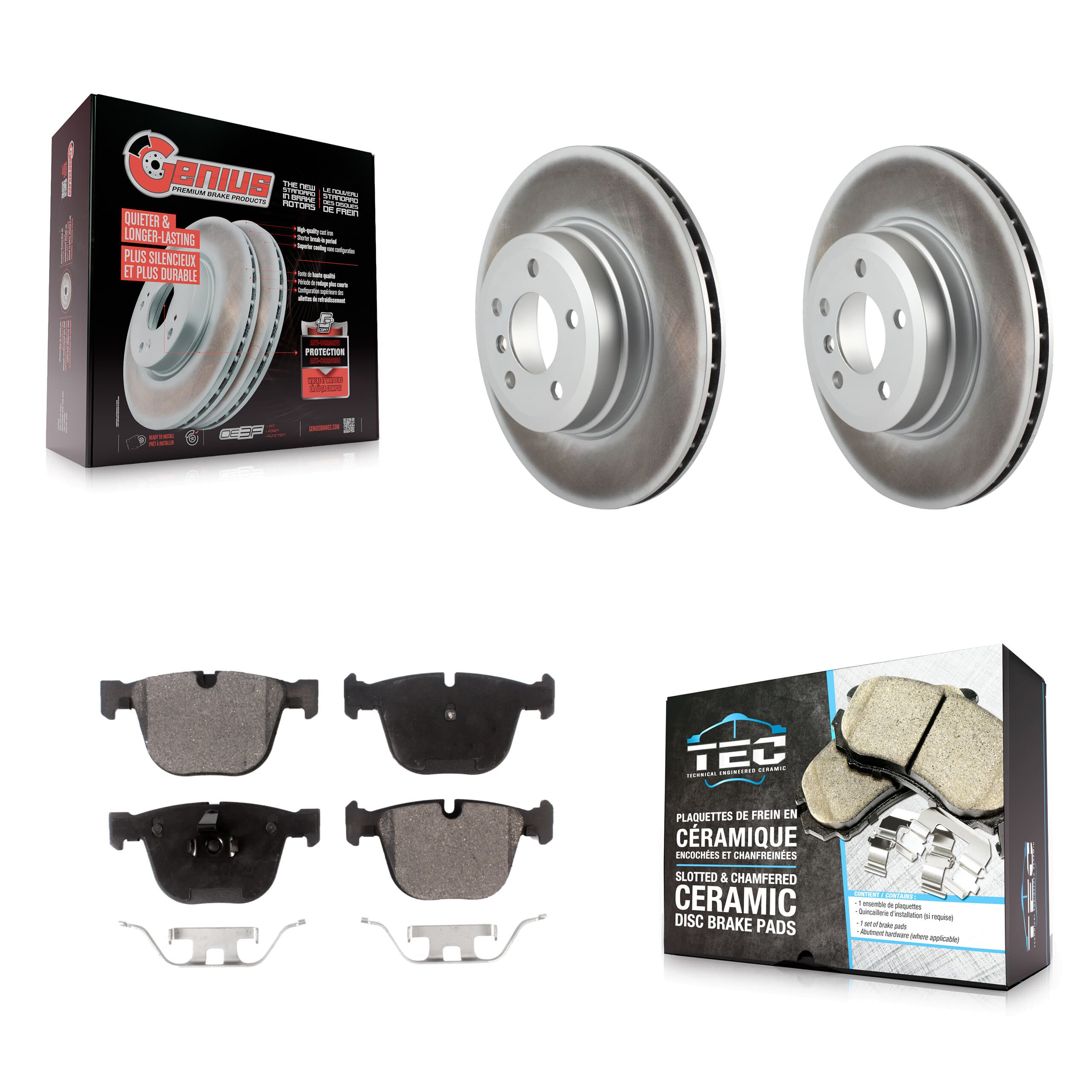 Transit Auto - KGT-101676 - Rear Disc Brake Kits image 1
