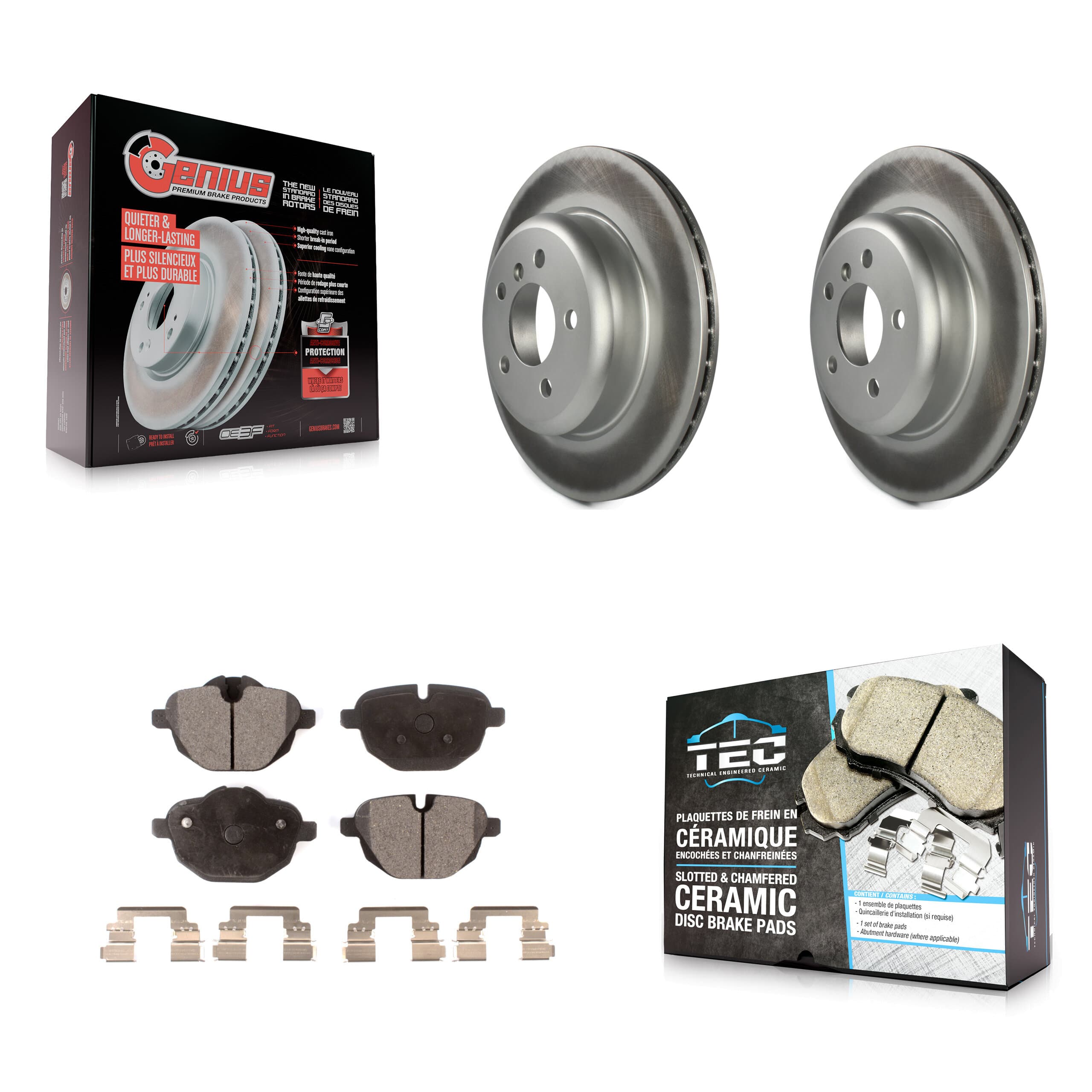Transit Auto - KGT-101677 - Rear Disc Brake Kits image 1