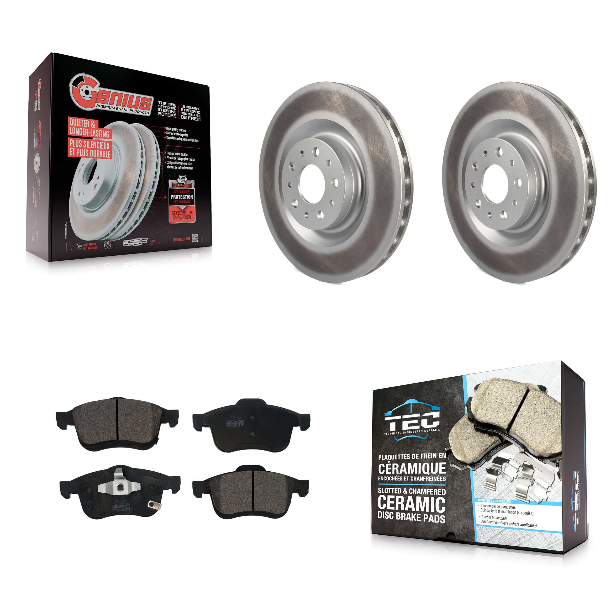 Transit Auto - KGT-101842 - Front Disc Brake Kits image 1