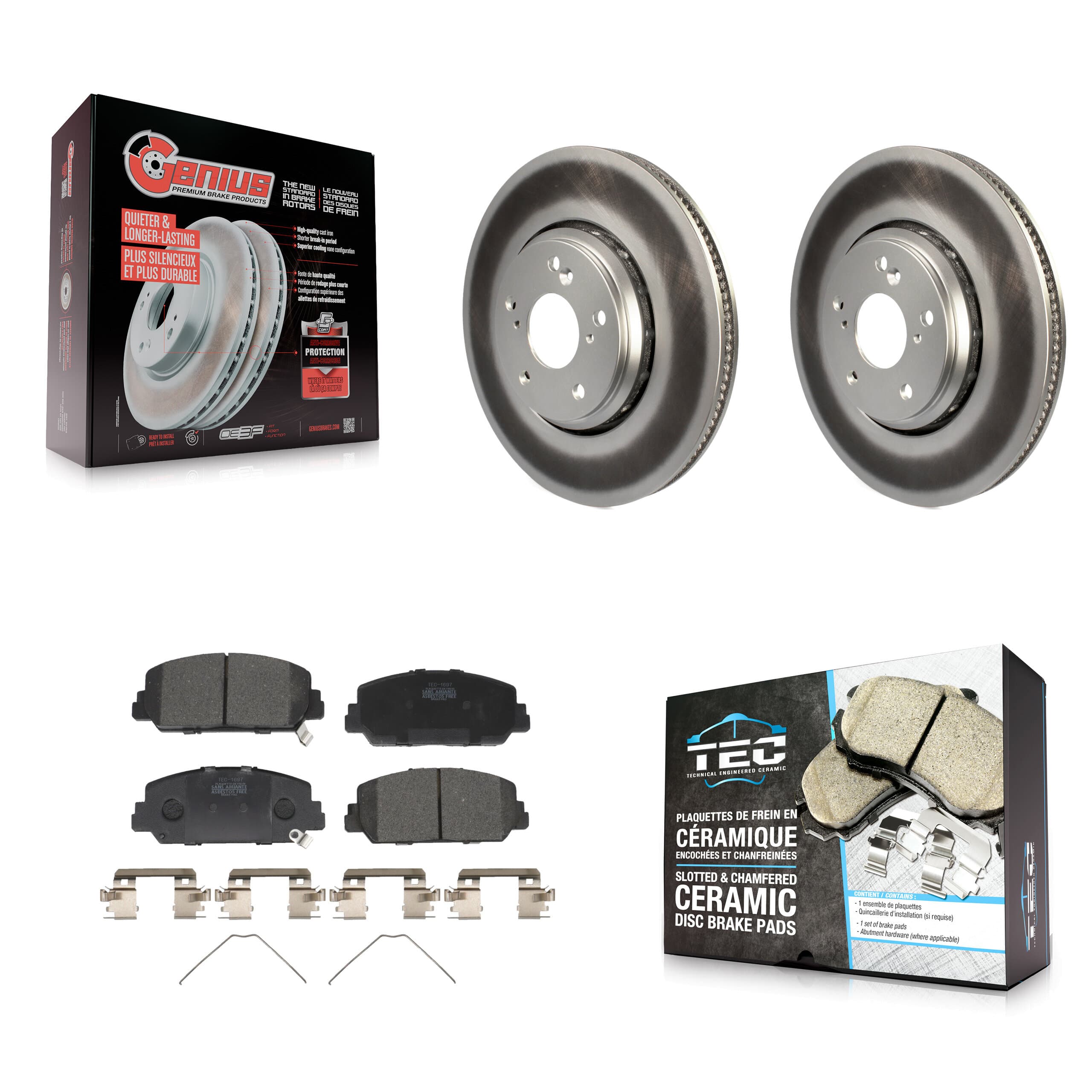 Transit Auto - KGT-101847 - Front Disc Brake Kits image 1