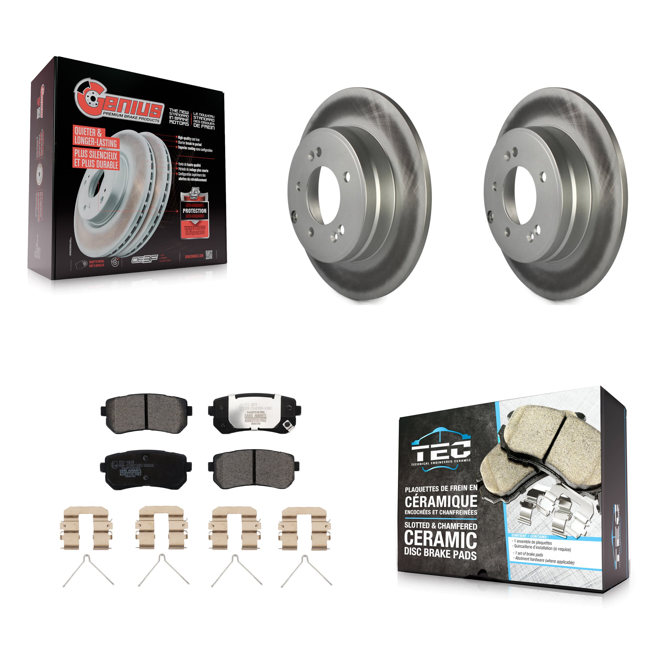 Transit Auto - KGT-101933 - Rear Disc Brake Kits image 1