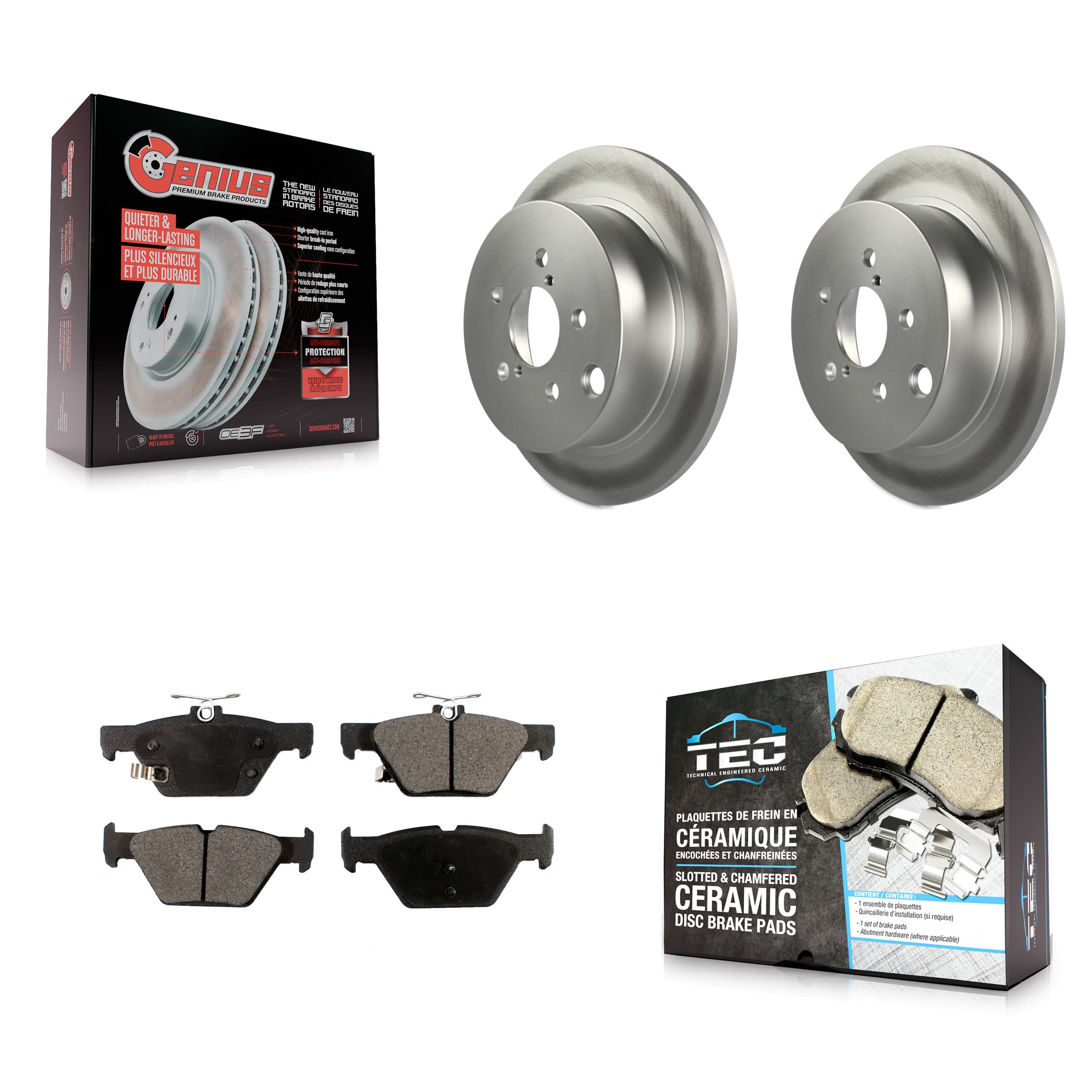 Transit Auto - KGT-101940 - Rear Disc Brake Kits image 1