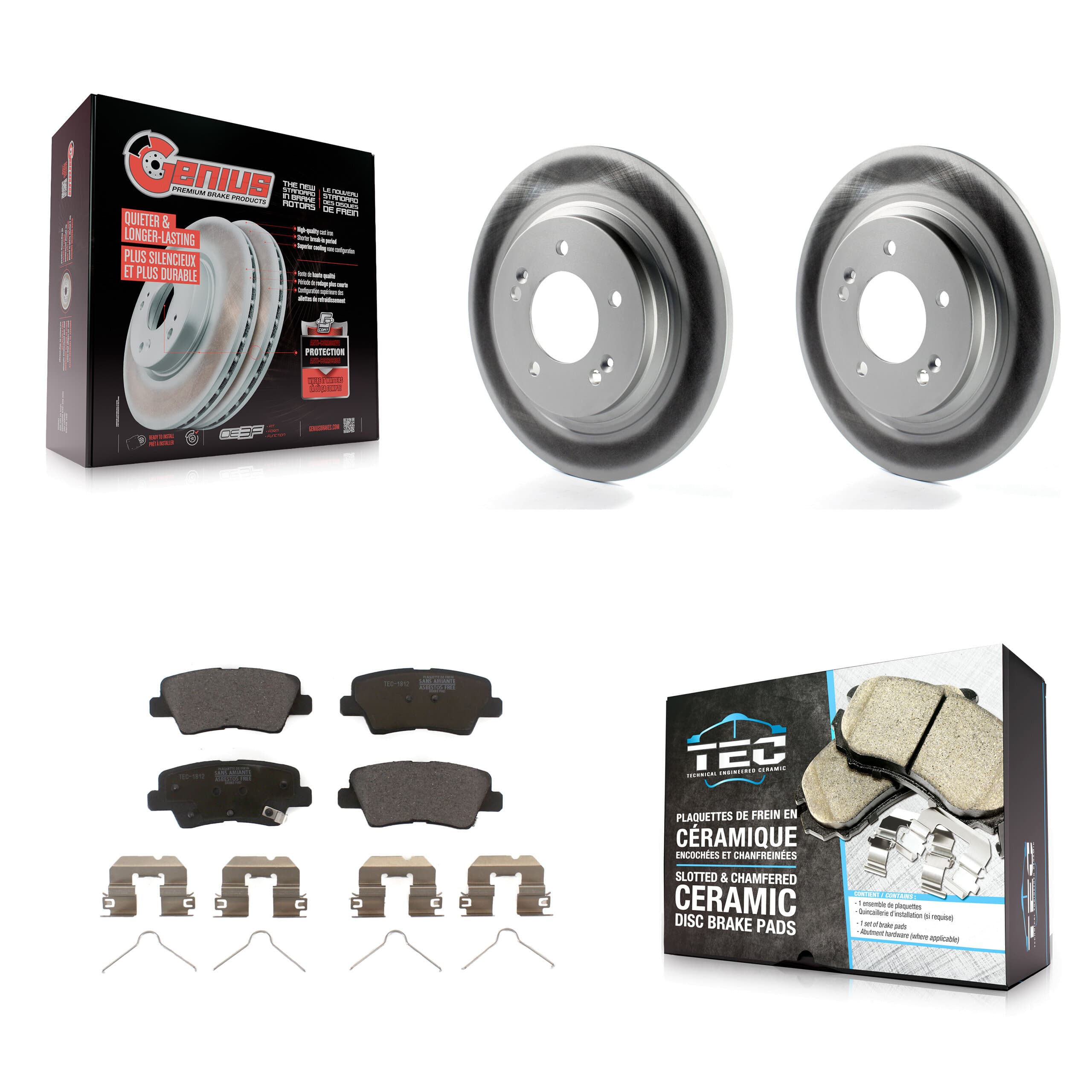 Transit Auto - KGT-101941 - Rear Disc Brake Kits image 1