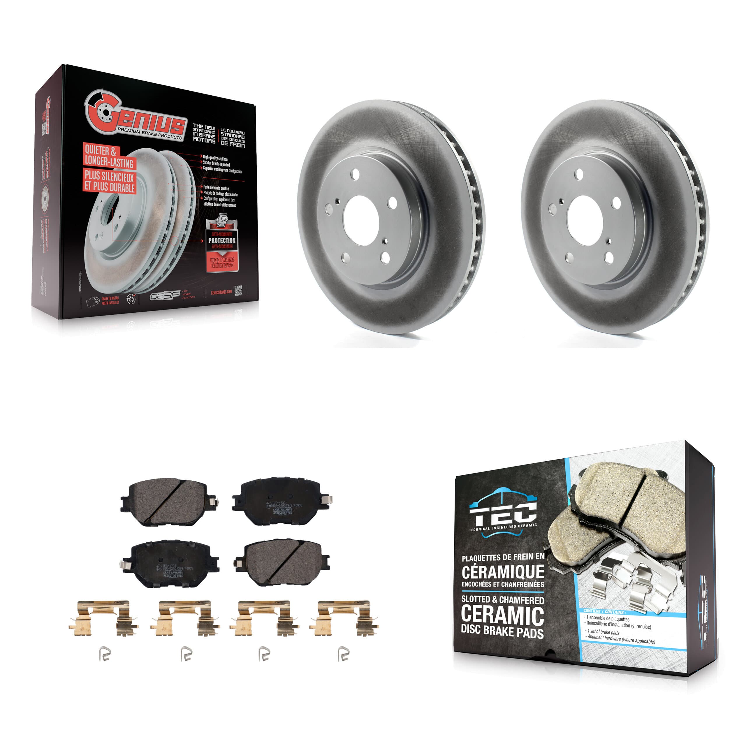 Transit Auto - KGT-102016 - Front Disc Brake Kits image 1
