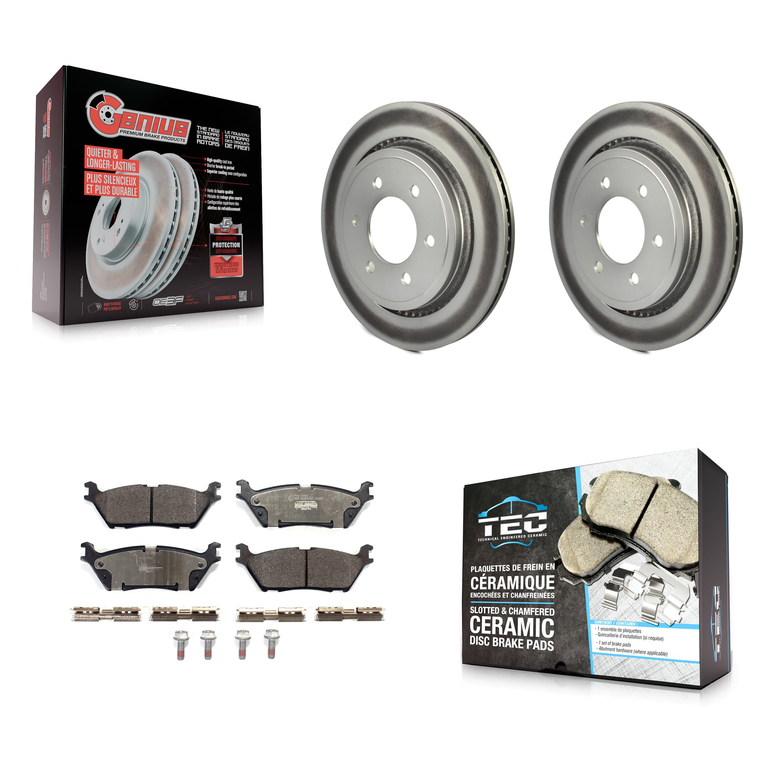 Transit Auto - KGT-102041 - Rear Disc Brake Kits image 1