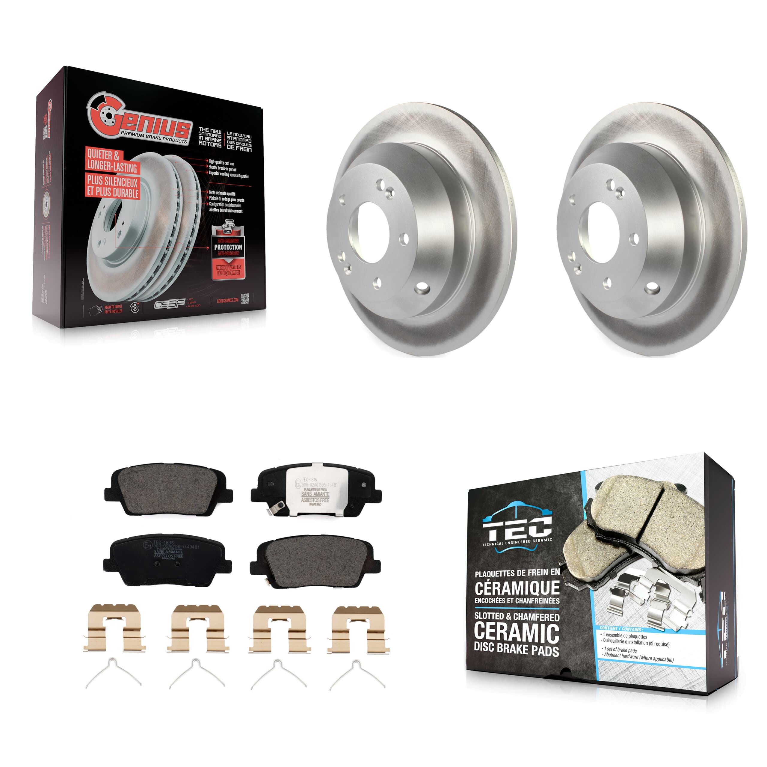 Transit Auto - KGT-102042 - Rear Disc Brake Kits image 1