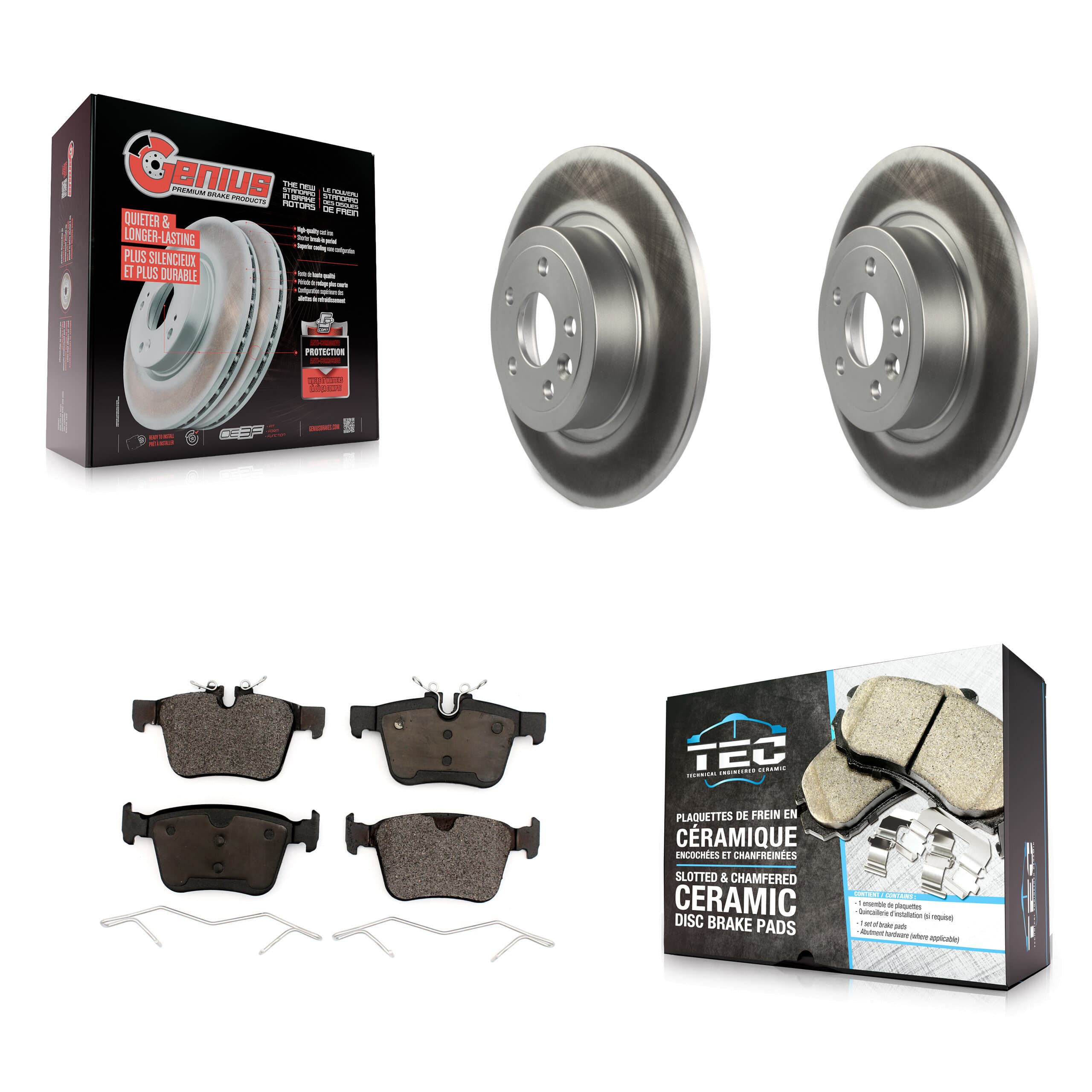 Transit Auto - KGT-102045 - Rear Disc Brake Kits image 1