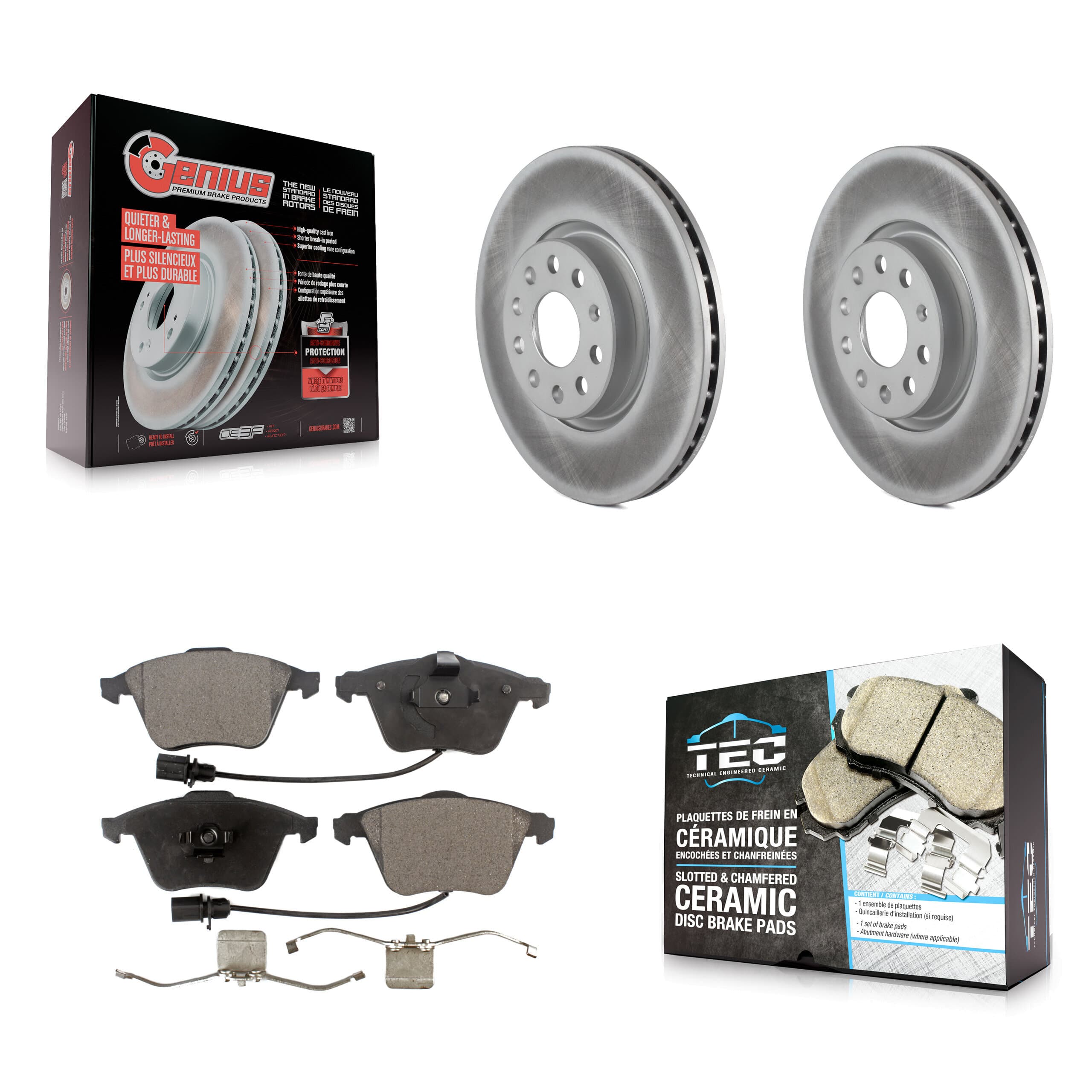 Transit Auto - KGT-102070 - Front Disc Brake Kits image 1