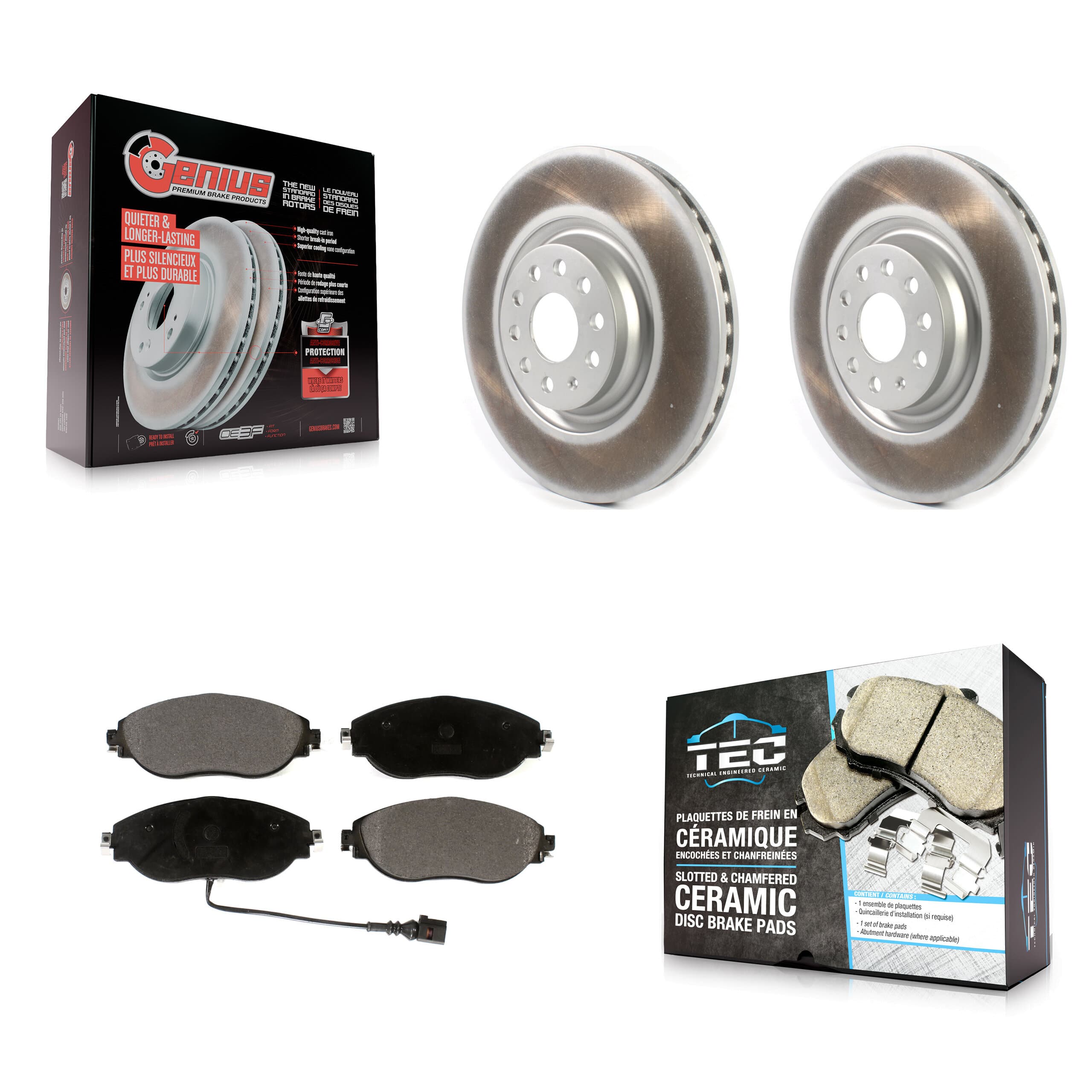 Transit Auto - KGT-102081 - Front Disc Brake Kits image 1