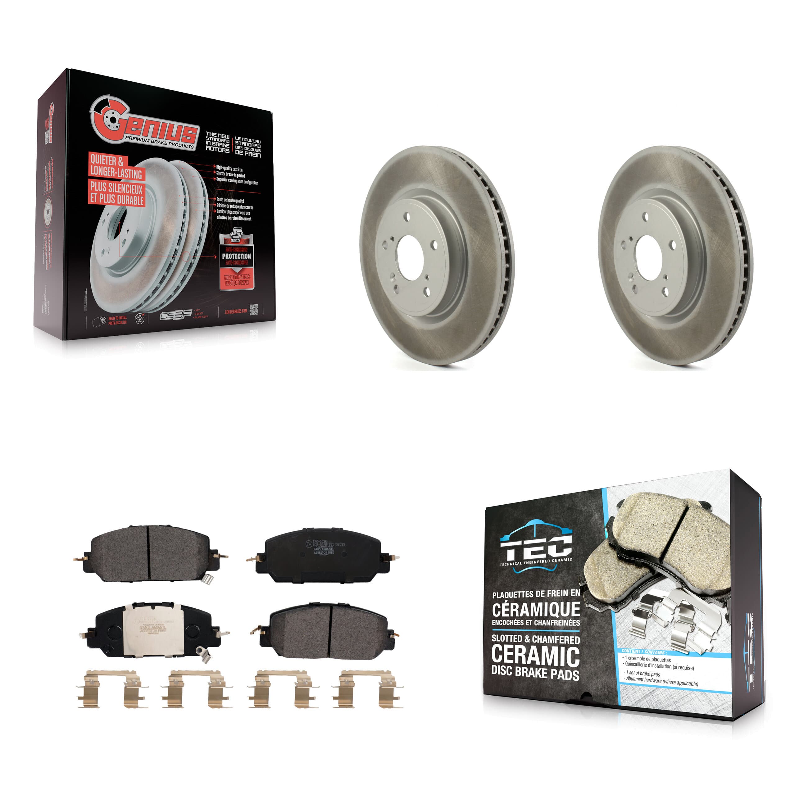 Transit Auto - KGT-102091 - Front Disc Brake Kits image 1