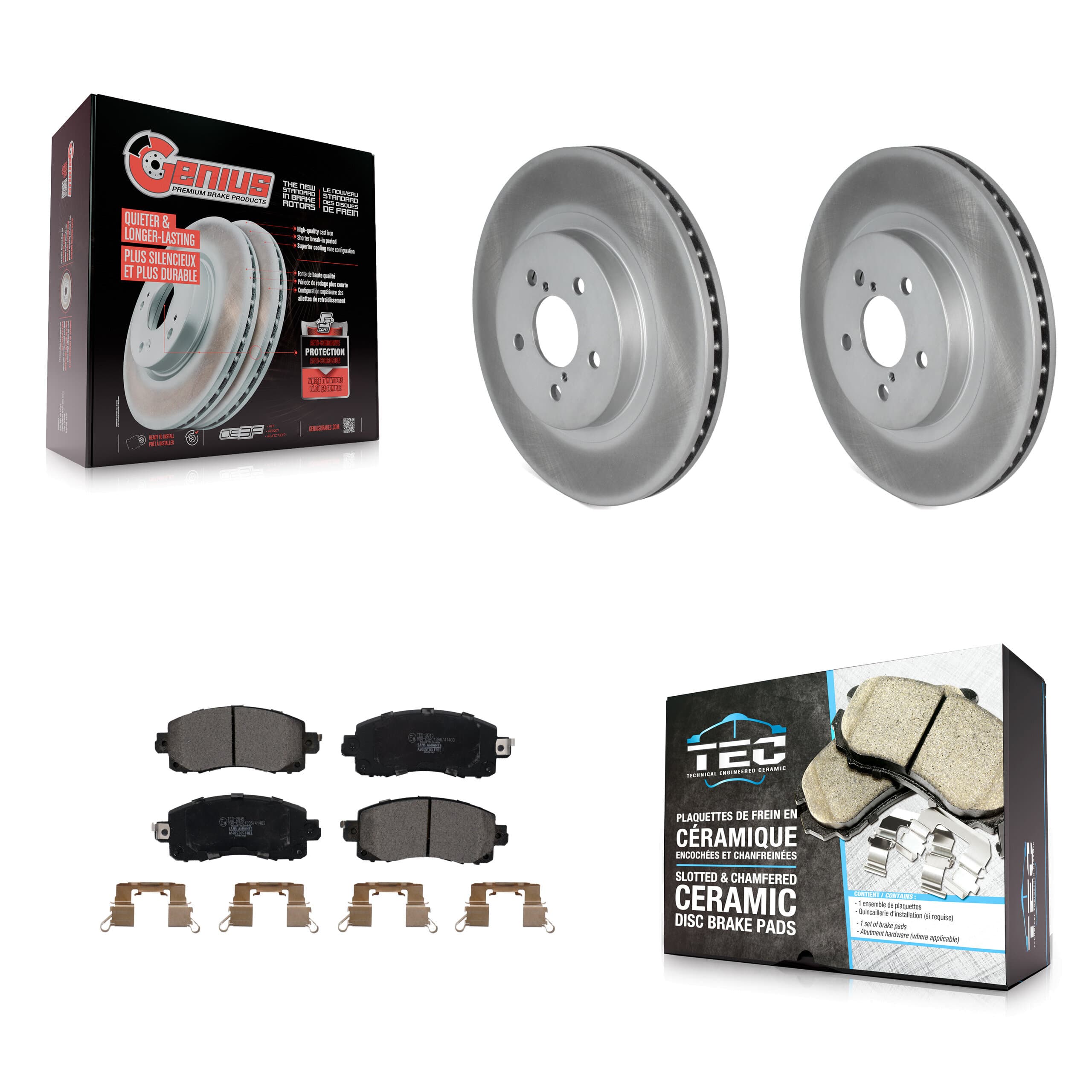Transit Auto - KGT-102093 - Front Disc Brake Kits image 1