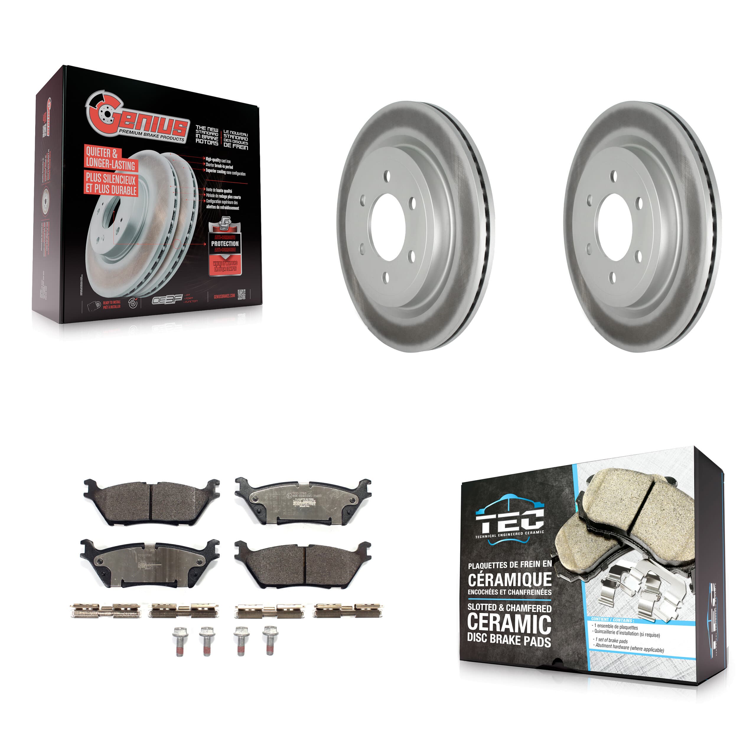 Transit Auto - KGT-102198 - Rear Disc Brake Kits image 1