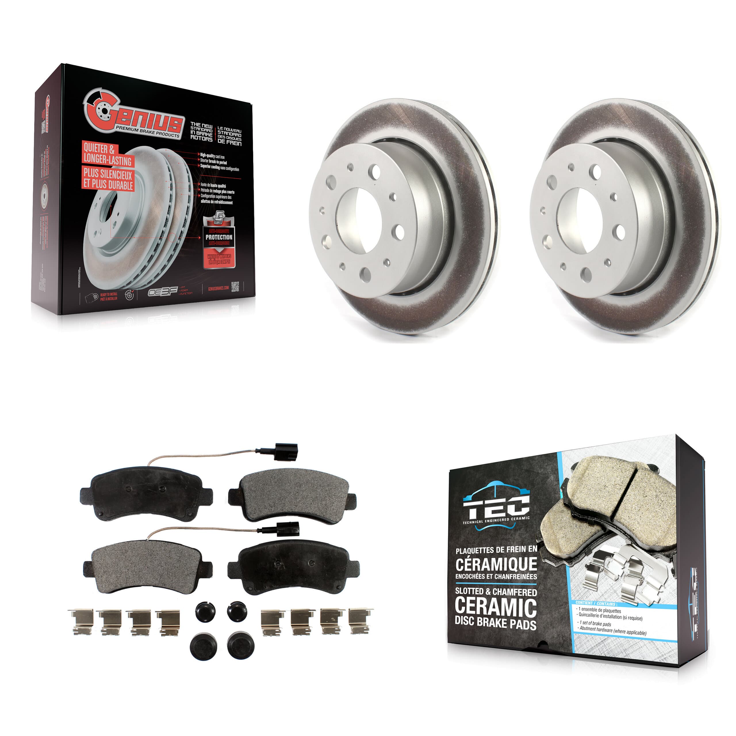 Transit Auto - KGT-102204 - Rear Disc Brake Kits image 1