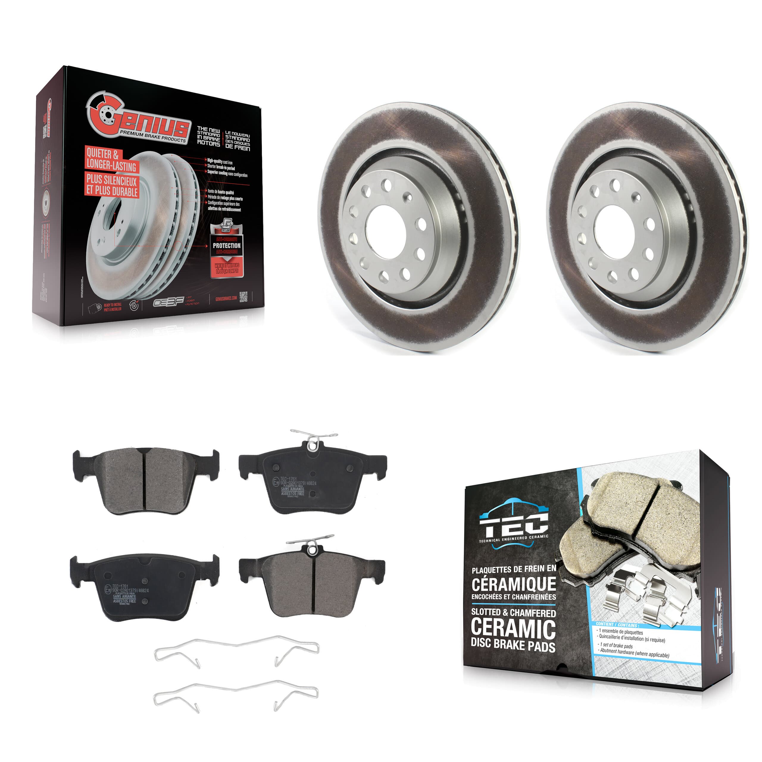 Transit Auto - KGT-102207 - Rear Disc Brake Kits image 1
