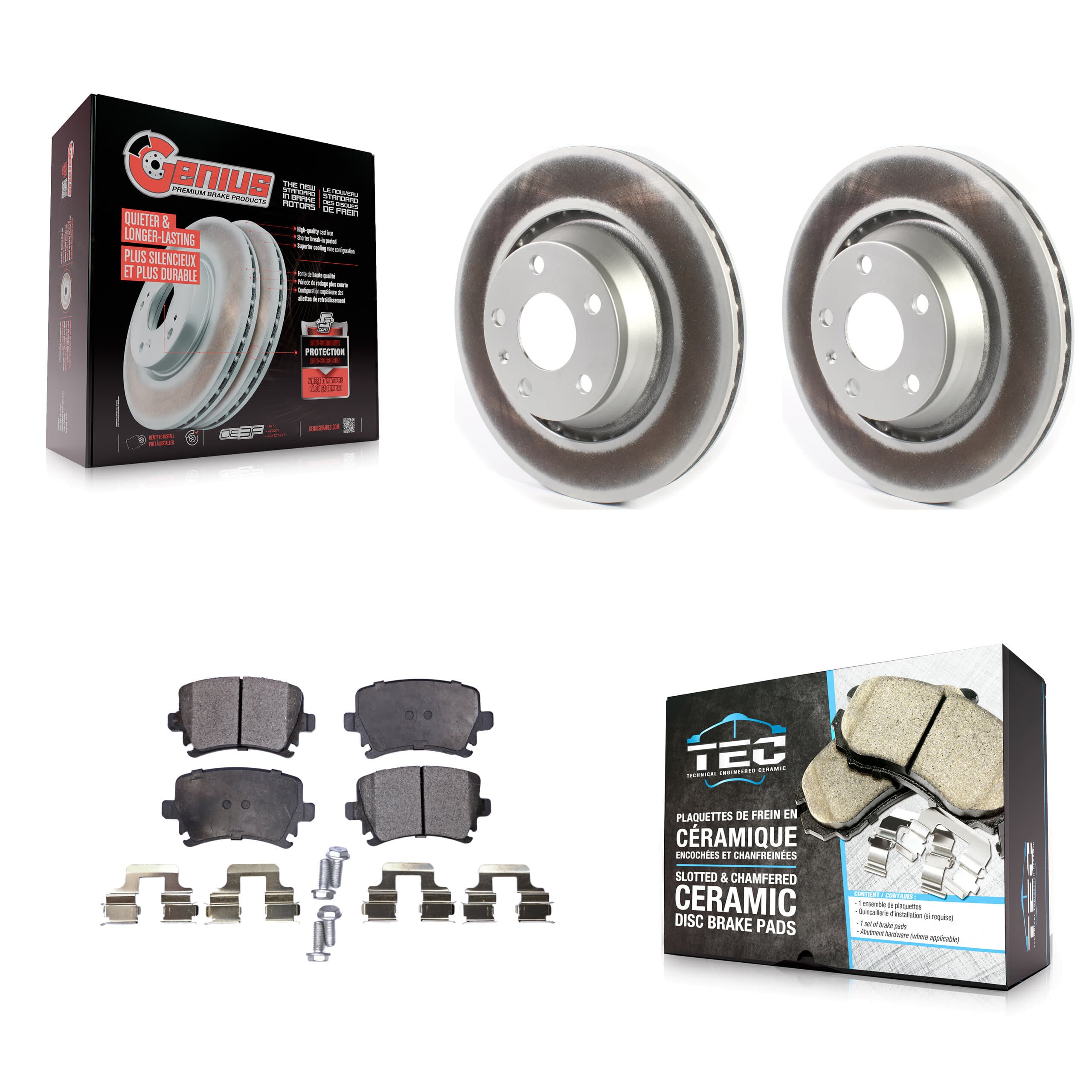 Transit Auto - KGT-102210 - Rear Disc Brake Kits image 1