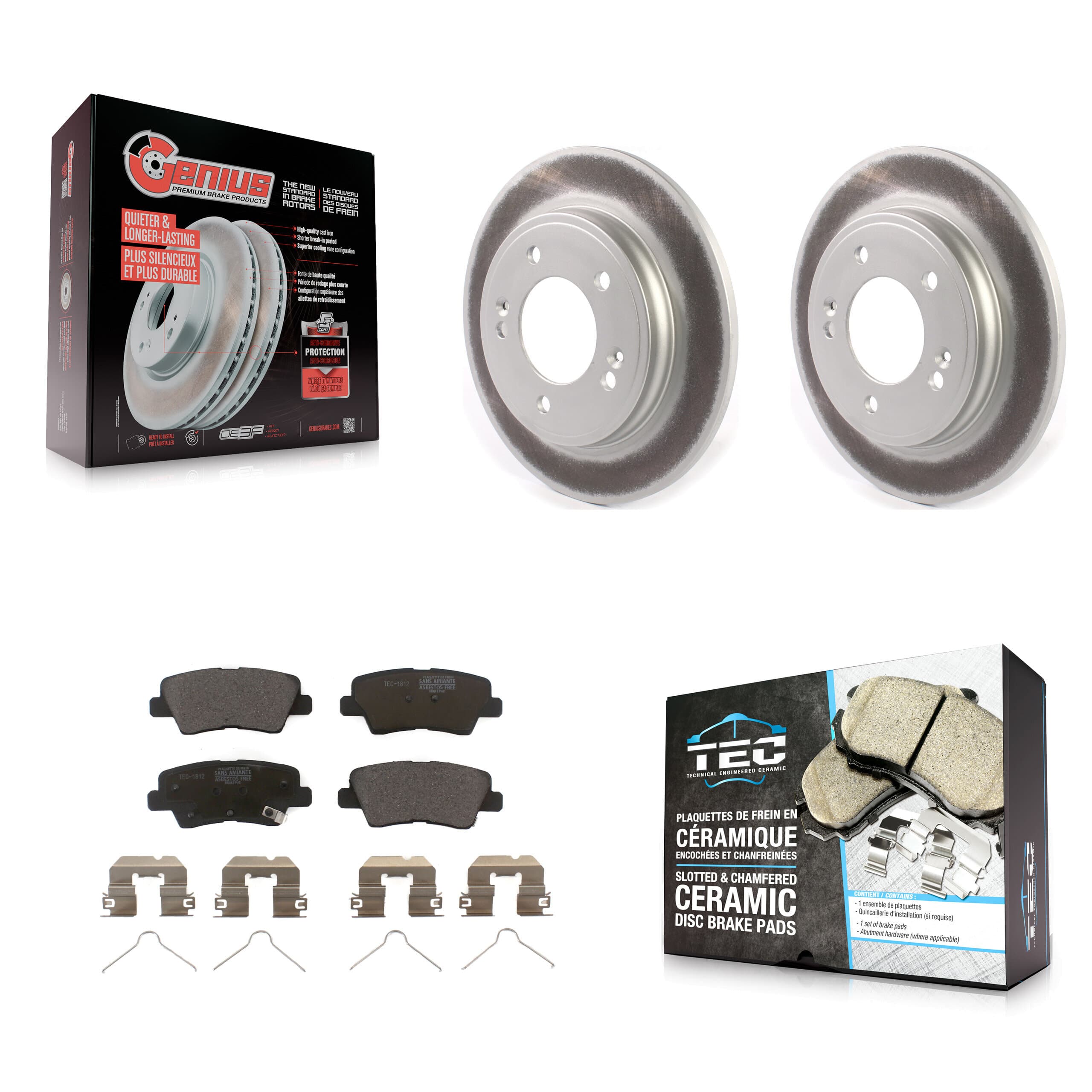 Transit Auto - KGT-102216 - Rear Disc Brake Kits image 1