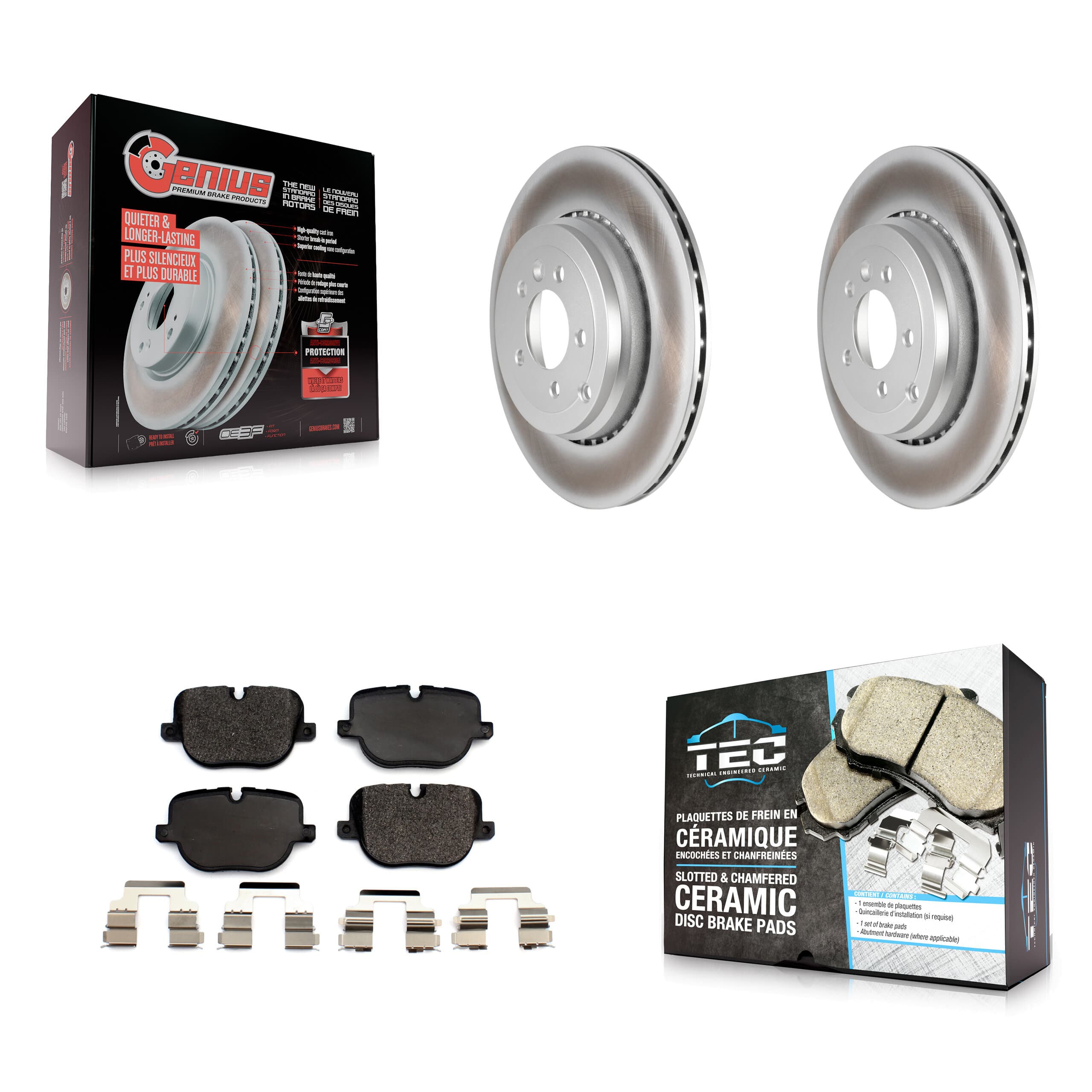 Transit Auto - KGT-102242 - Rear Disc Brake Kits image 1