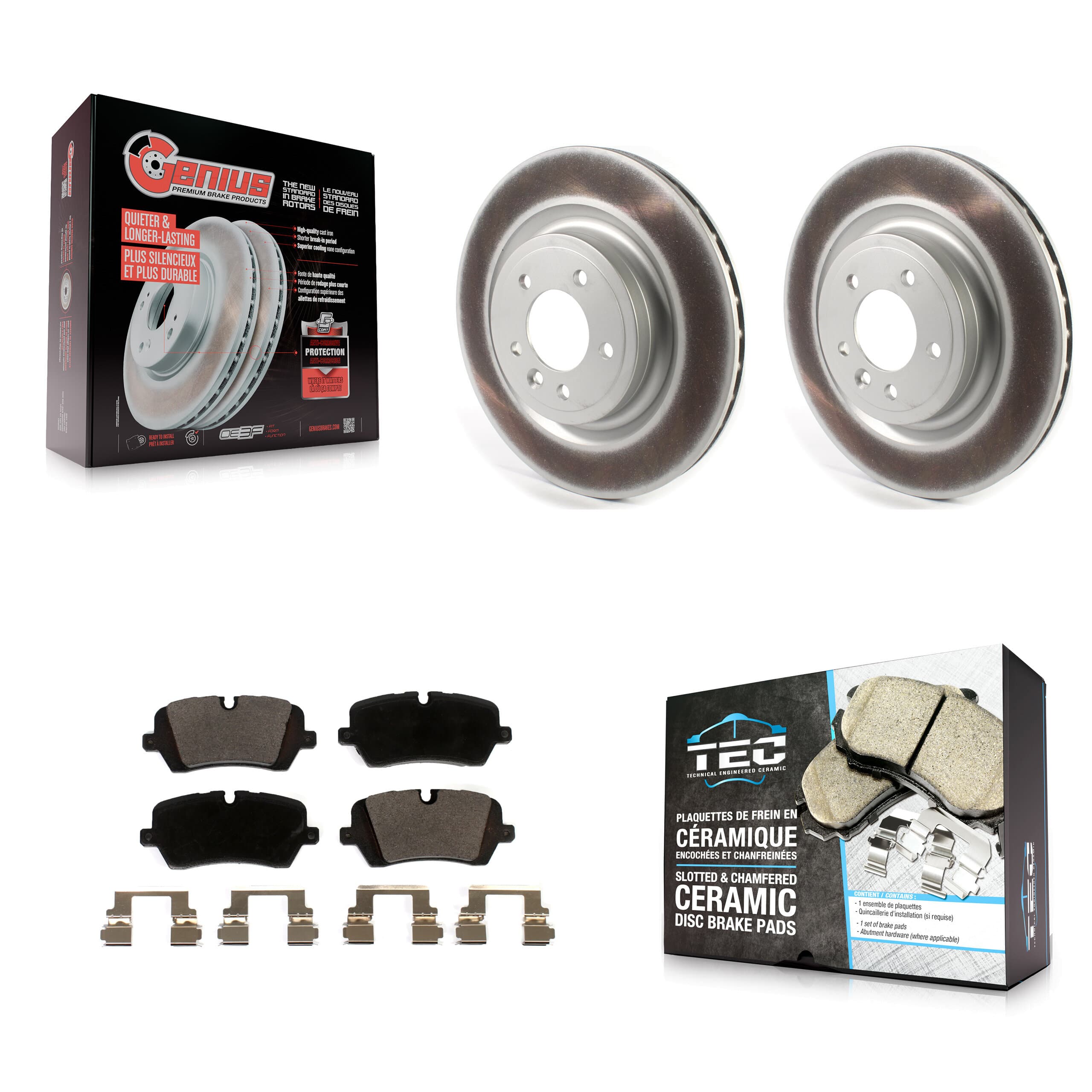 Transit Auto - KGT-102244 - Rear Disc Brake Kits image 1