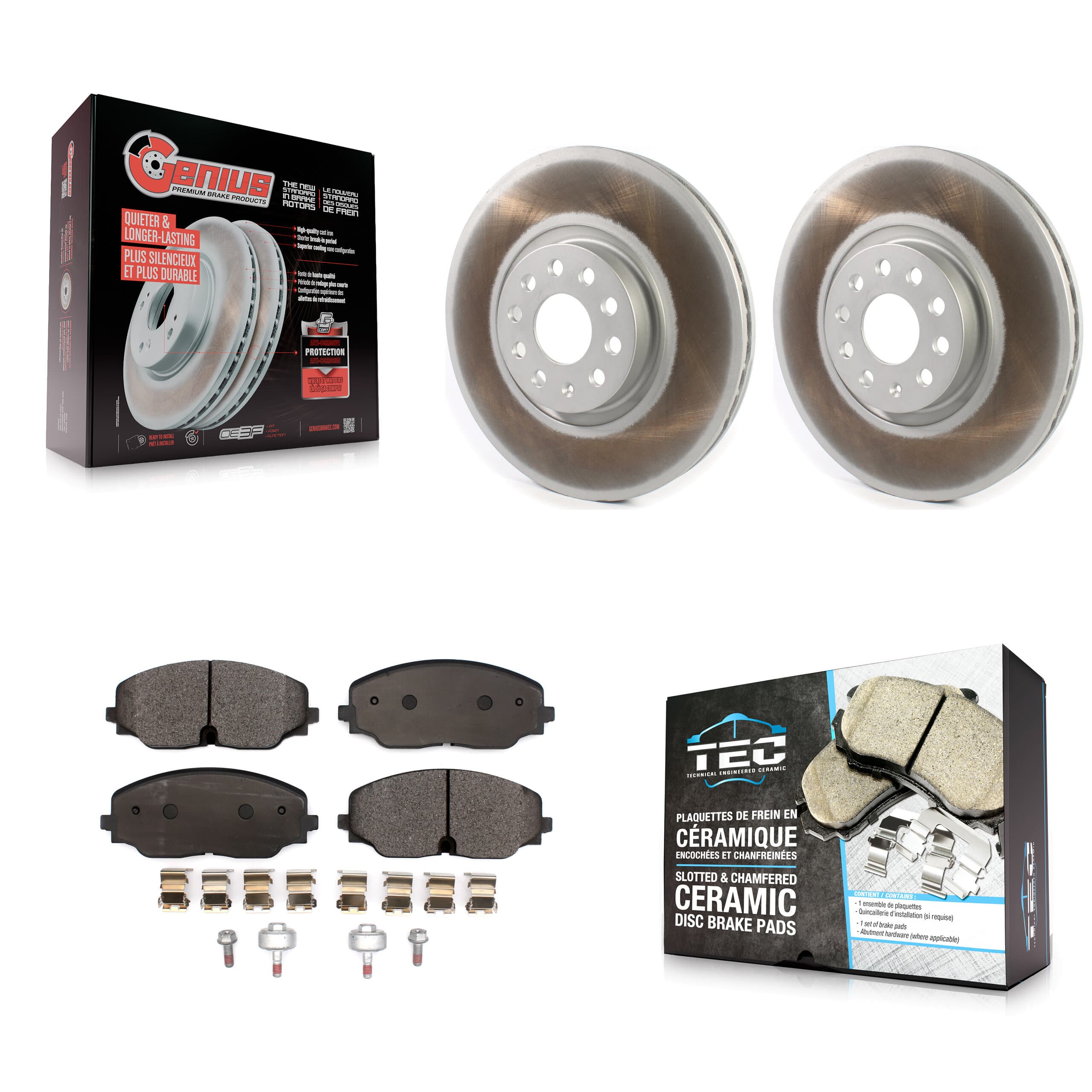 Transit Auto - KGT-102257 - Front Disc Brake Kits image 1