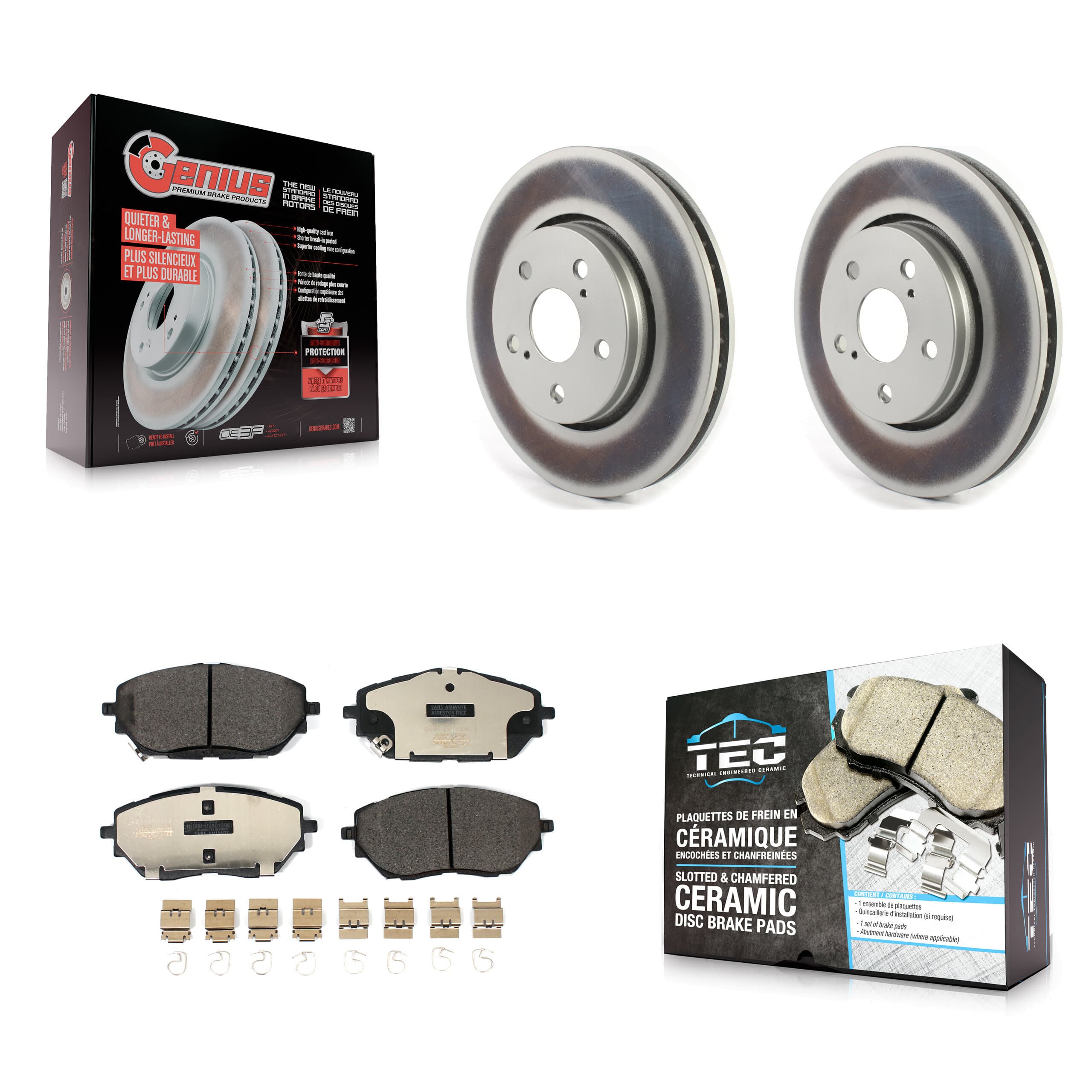 Transit Auto - KGT-102258 - Front Disc Brake Kits image 1
