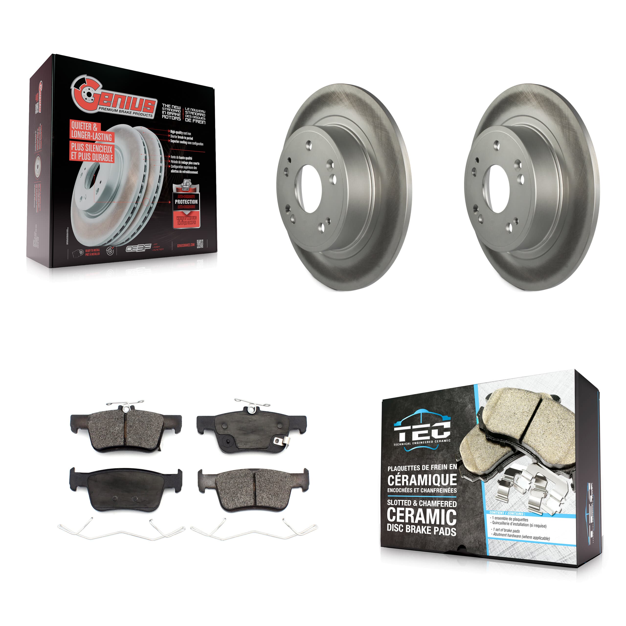 Transit Auto - KGT-102286 - Rear Disc Brake Kits image 1