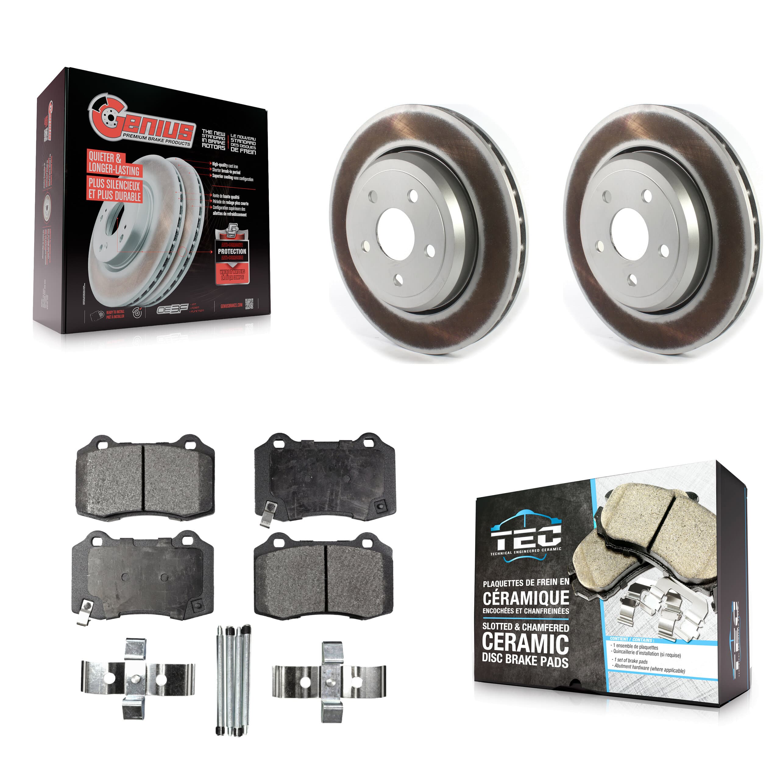 Transit Auto - KGT-102372 - Rear Disc Brake Kits image 1