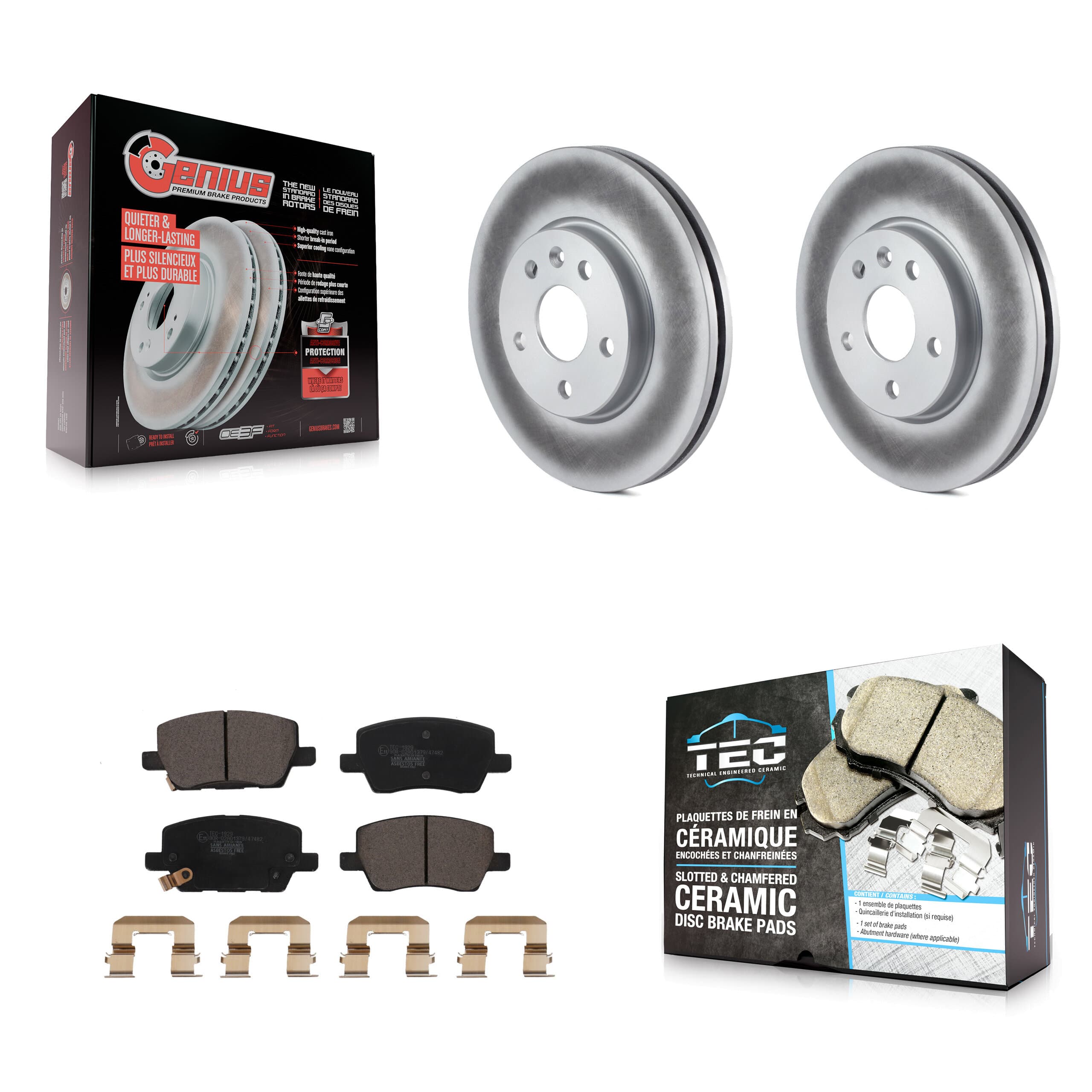 Transit Auto - KGT-102410 - Front Disc Brake Kits image 1