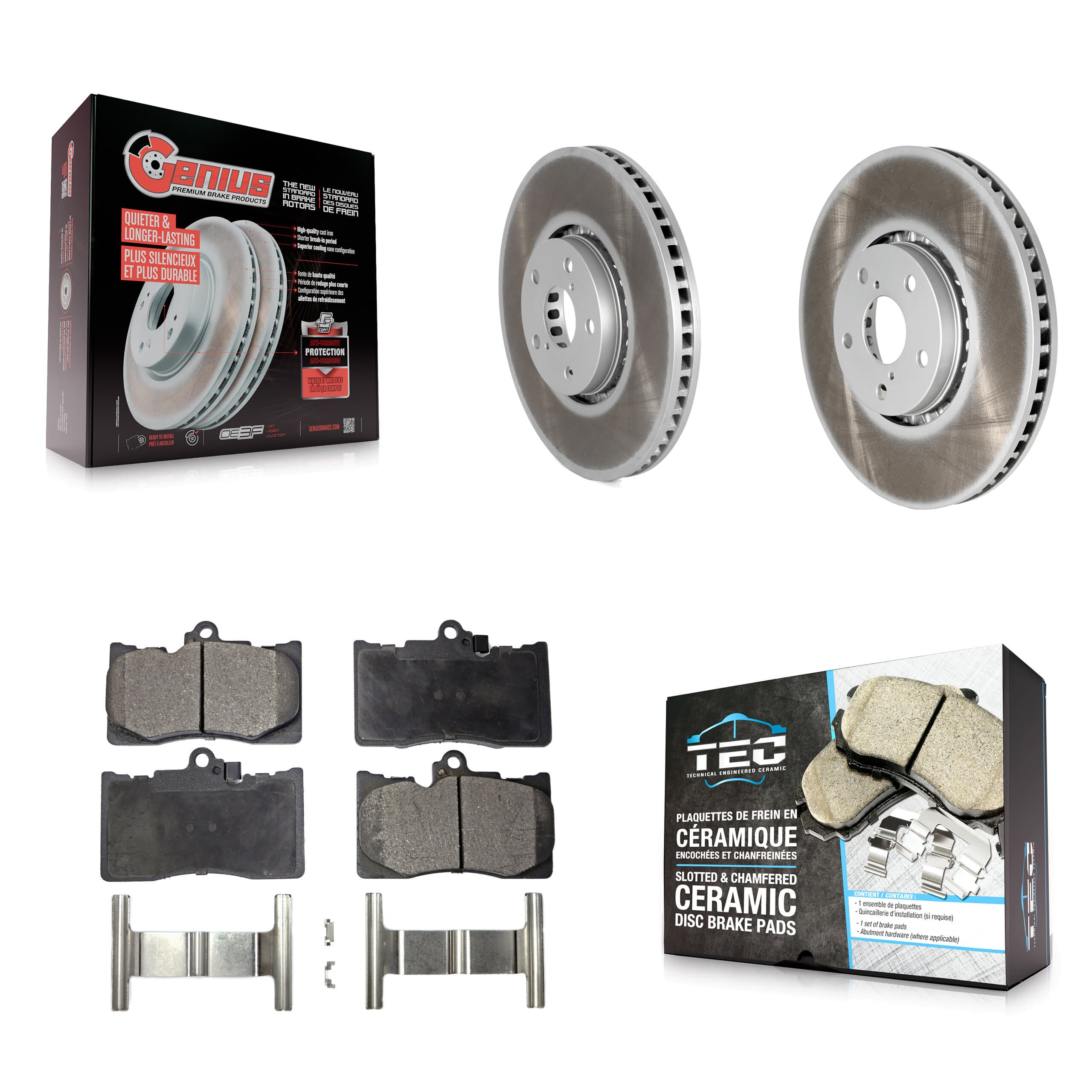 Transit Auto - KGT-102433 - Front Disc Brake Kits image 1